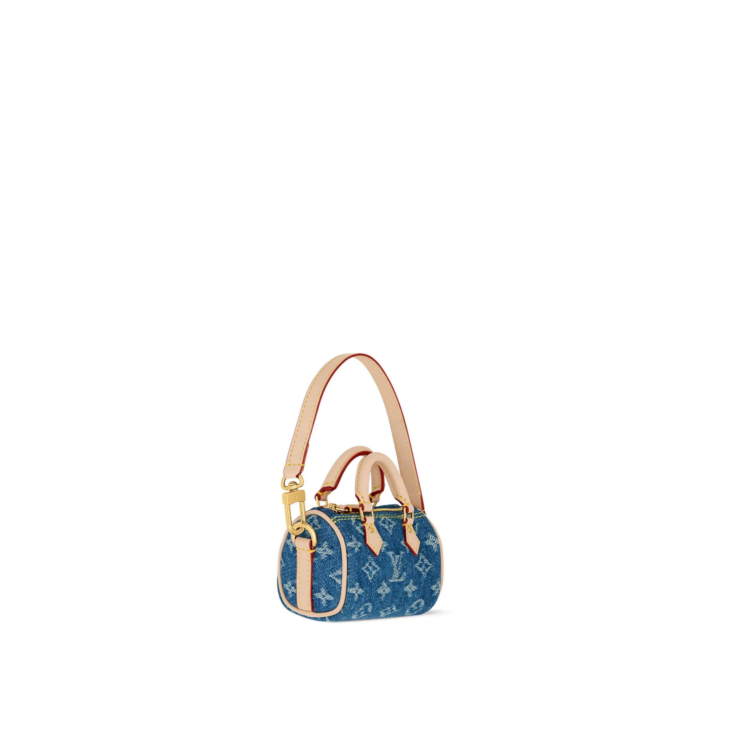 Replica ysl bags Bagsaaa M01701 Micro Speedy Bag Charm Denim Blue