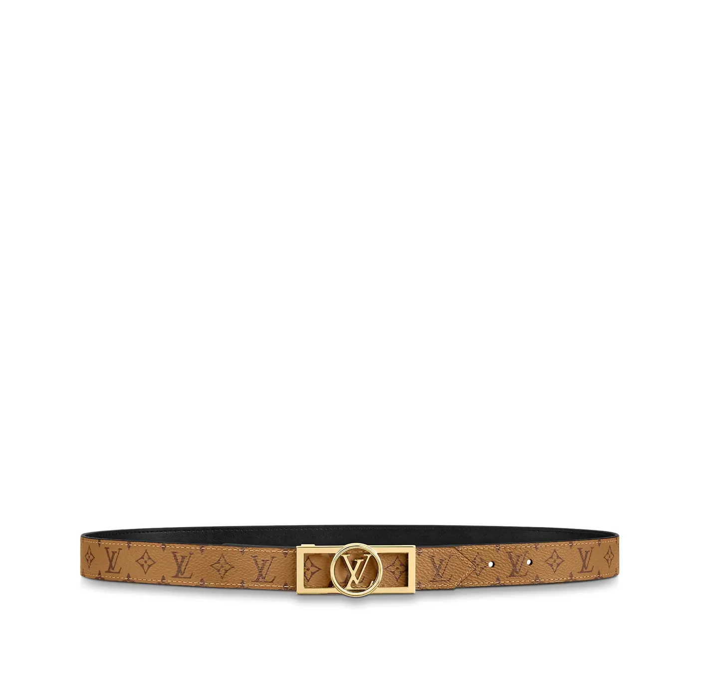 Bagsaaa M0203U Autres Toiles Monogram Dauphine 25mm Reversible Belt