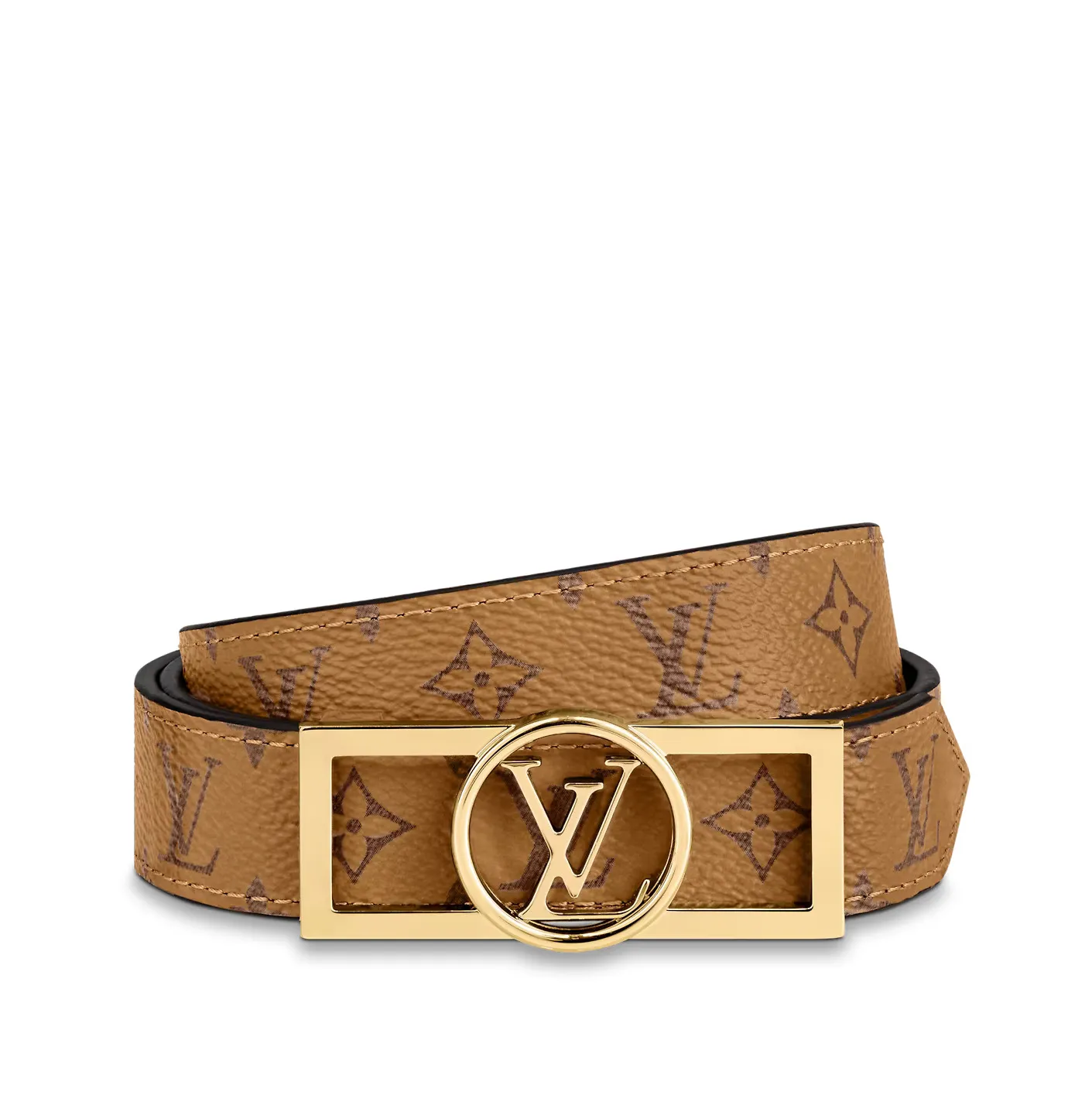 Outlet marketplace Bagsaaa M0203U Autres Toiles Monogram Dauphine 25mm Reversible Belt