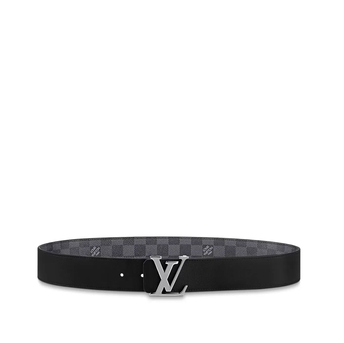 Shop shoulder bags Bagsaaa M0213U Graphite LV Initiales 40mm Reversible Belt