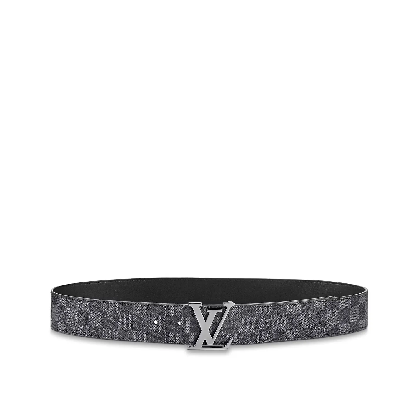 Bagsaaa M0213U Graphite LV Initiales 40mm Reversible Belt