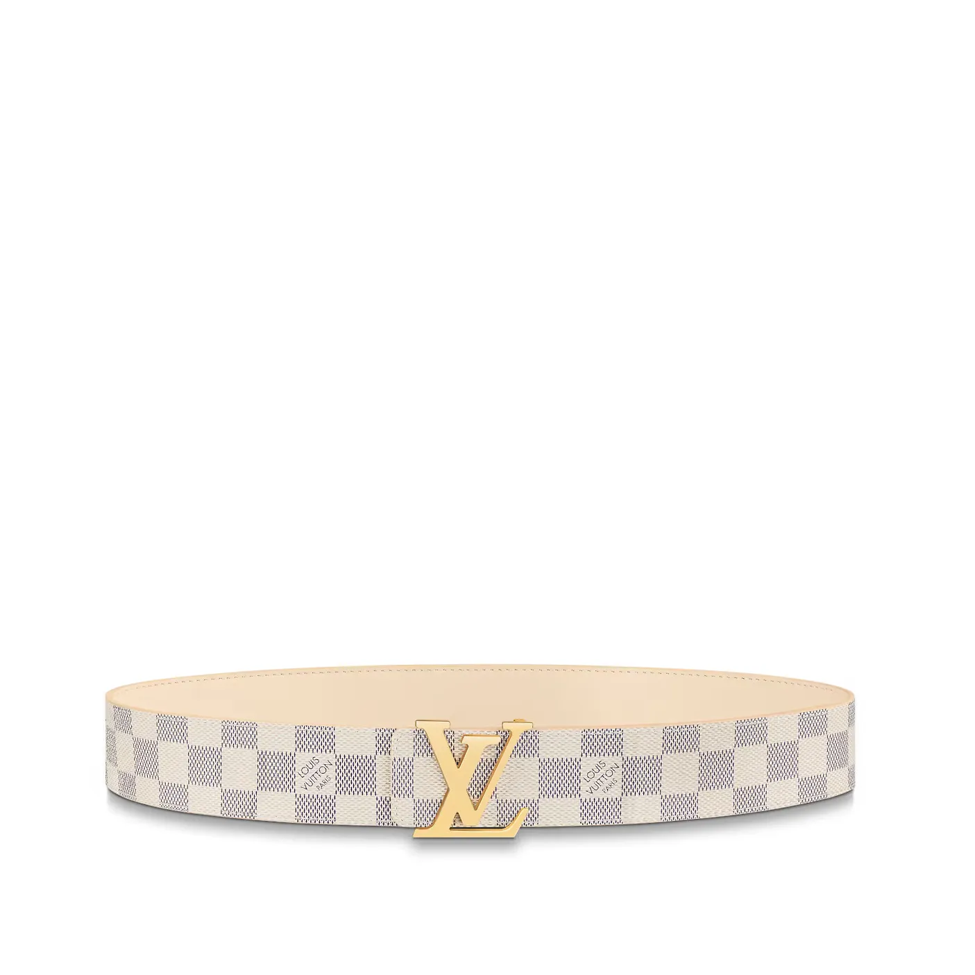 Bagsaaa M0569S Damier azur LV Initiales 40mm Reversible Belt