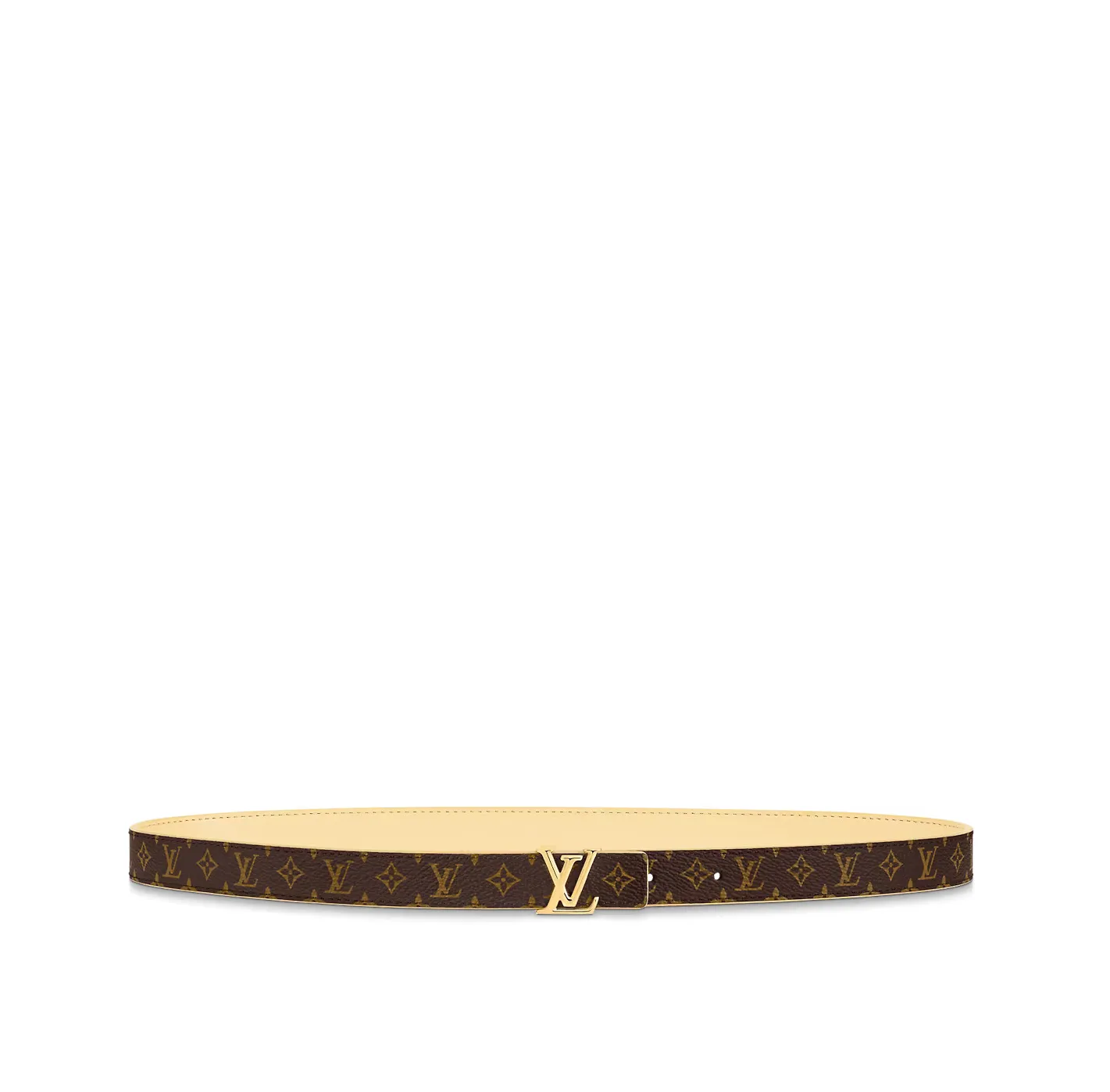 Bagsaaa M0702X Yellow LV Iconic 20mm Reversible Belt