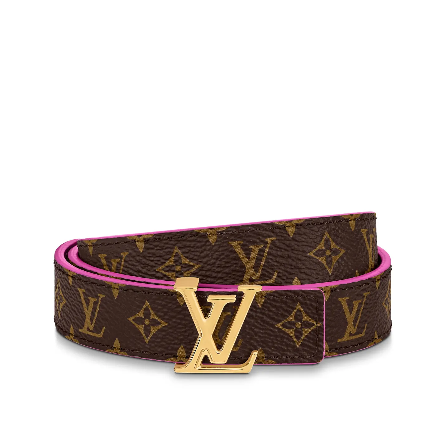 Replica rick owens shoes Bagsaaa M0703X Pink LV Iconic 20mm Reversible Belt