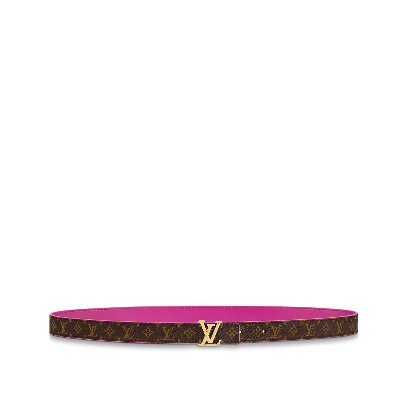 Bagsaaa M0703X Pink LV Iconic 20mm Reversible Belt