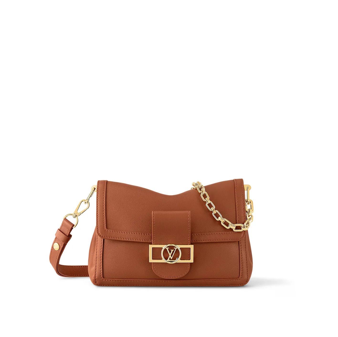 Bagsaaa M11476 Dauphine Soft MM Cognac