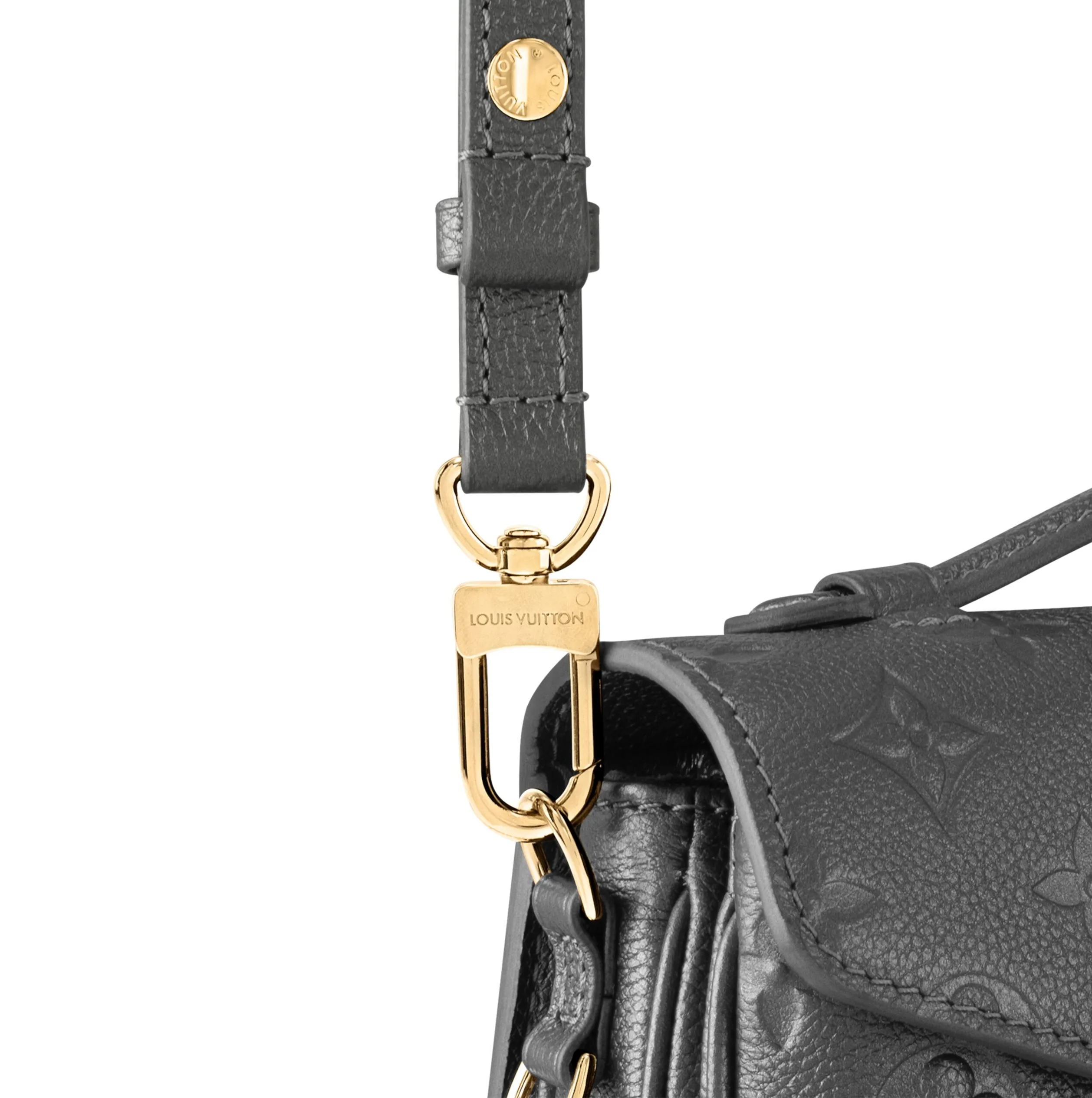 Replica shoes Bagsaaa M11998 Pochette Métis East West Gun metal