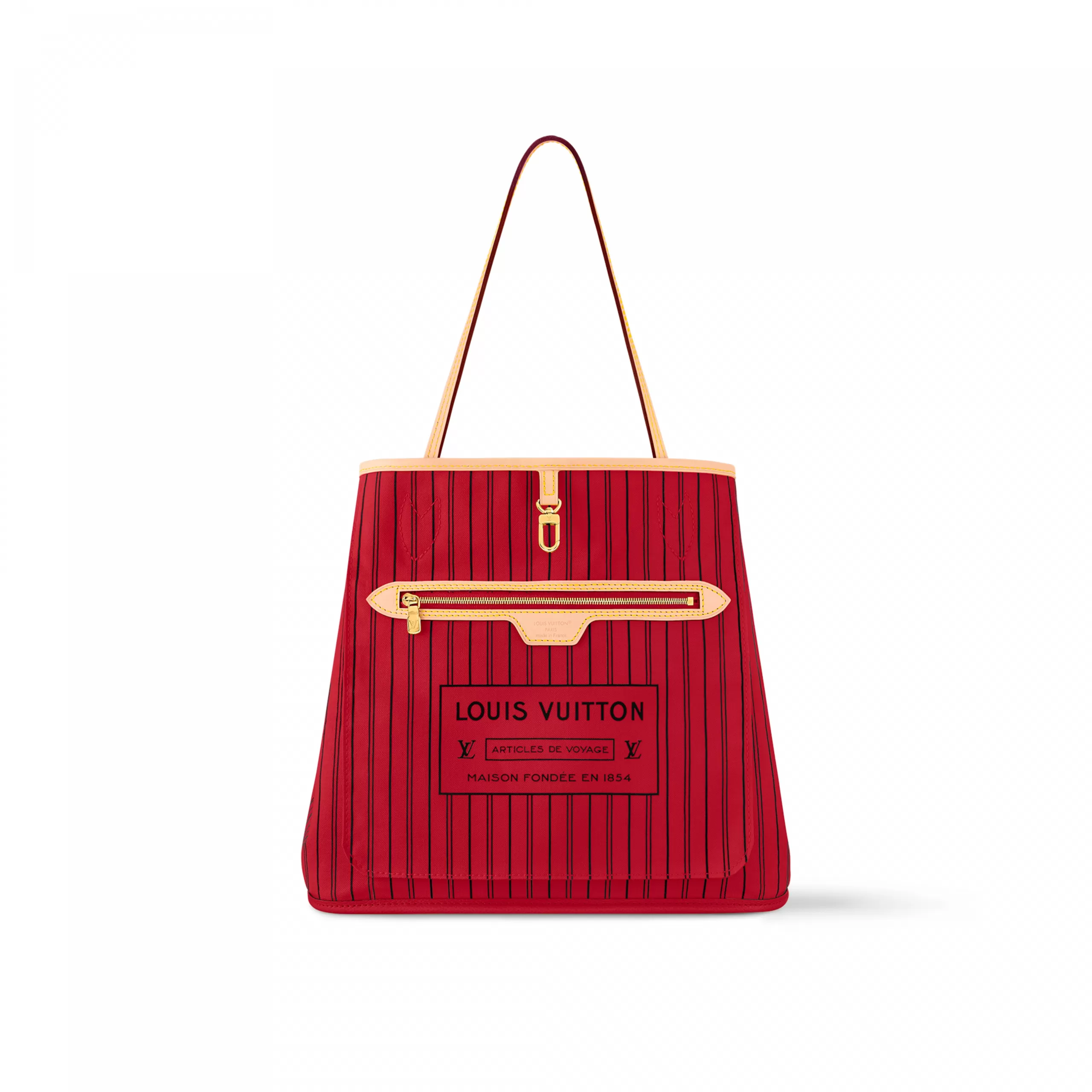 Replica bags lv Bagsaaa M12096 Neverfull Bandoulière Inside Out MM Monogram Rouge Sari