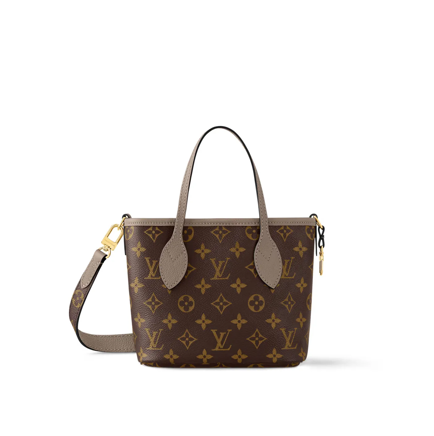 Replica chloe bag Bagsaaa M12109 Neverfull Bandoulière Inside Out BB Dark Fango
