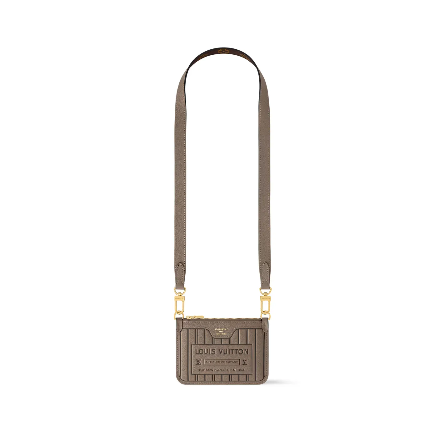 Replica chloe bag Bagsaaa M12109 Neverfull Bandoulière Inside Out BB Dark Fango