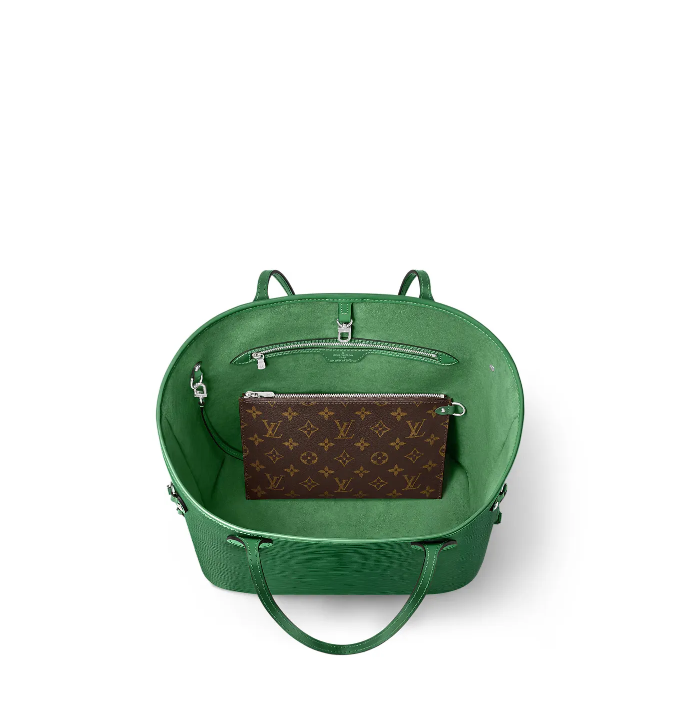 Iv belts replica Bagsaaa M12195 Neverfull MM Borneo Green