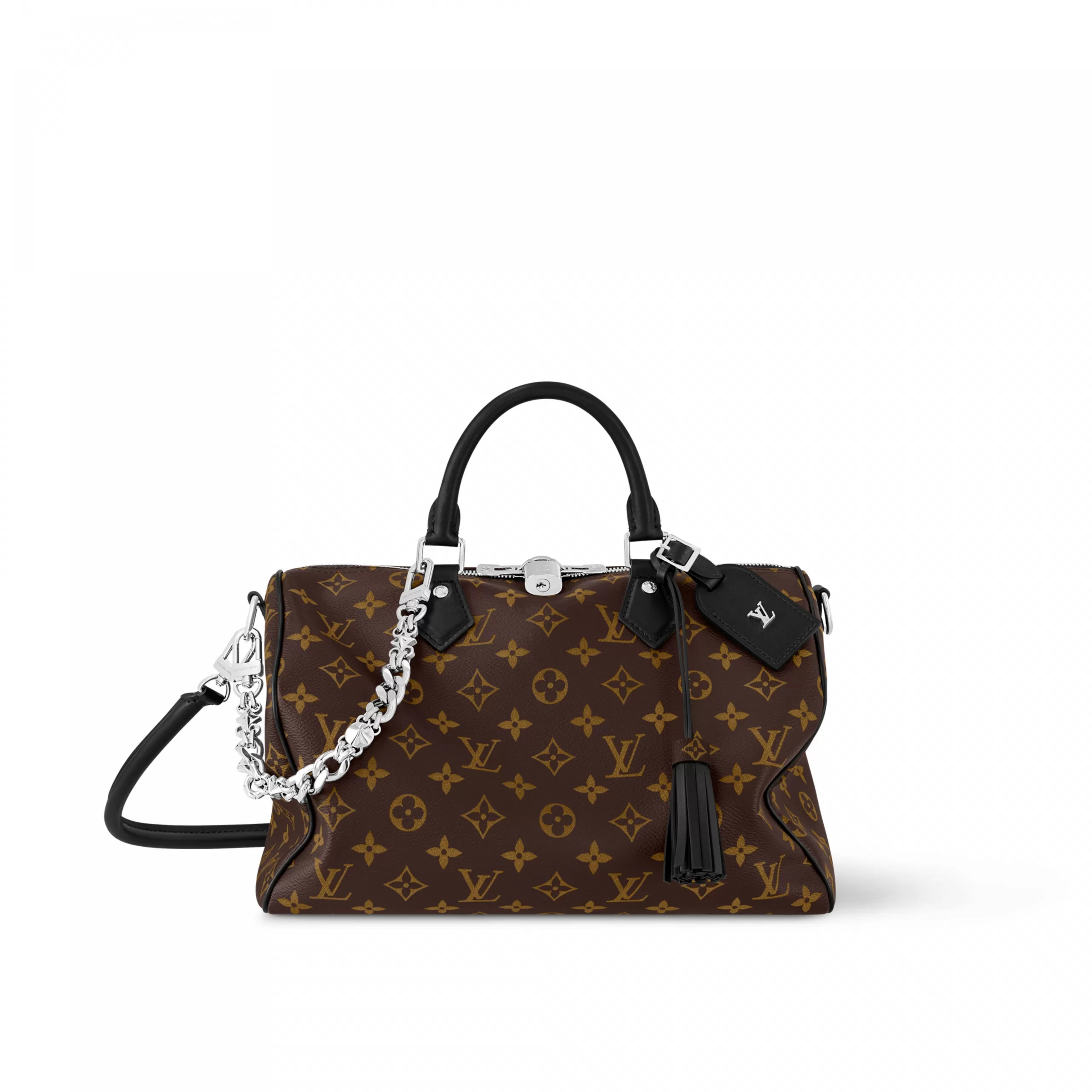 Bagsaaa M12243 Speedy Soft 30 Dark Monogram Black