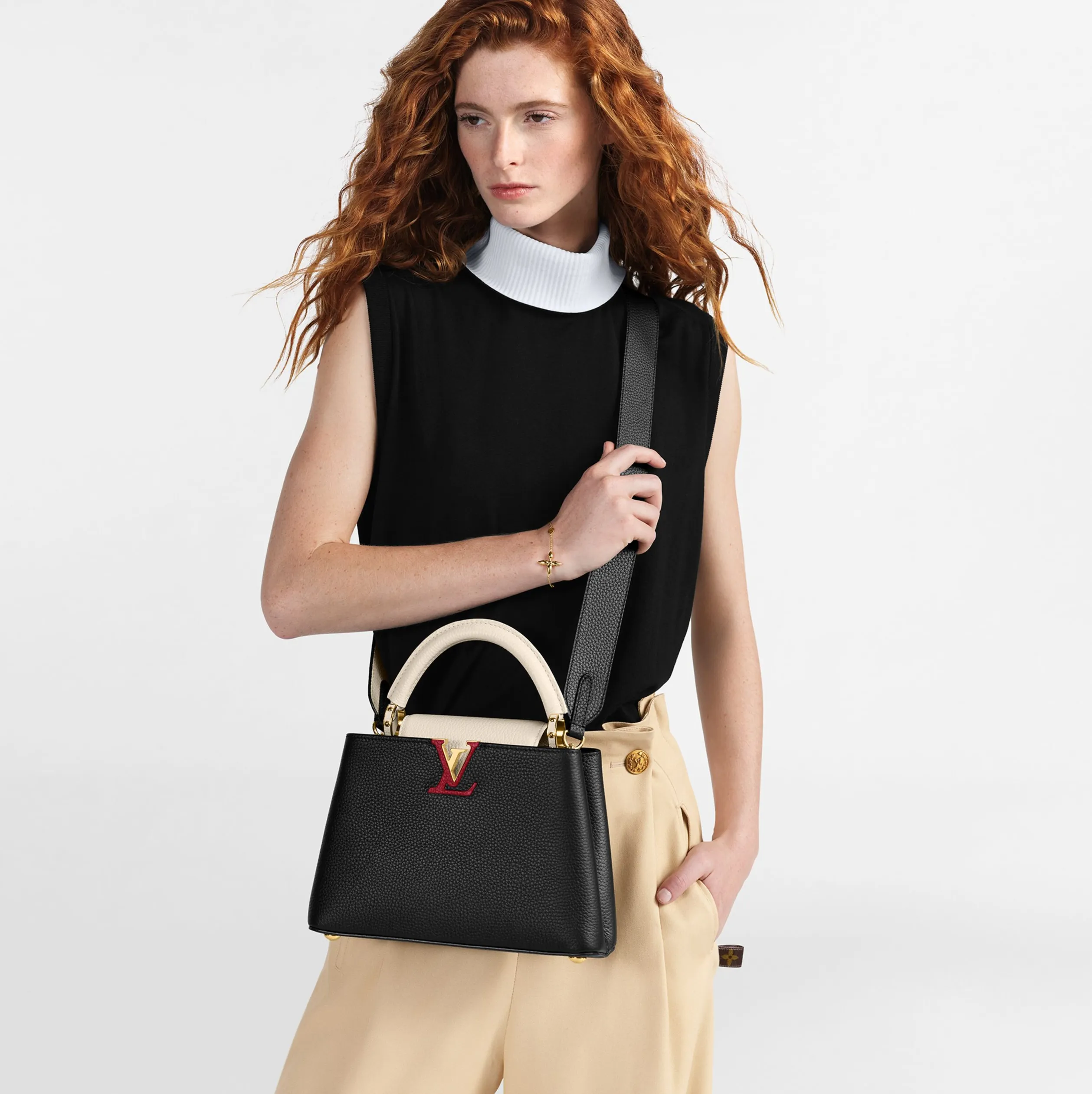 Replica rick owens shoes Bagsaaa M21043 Capucines BB Black