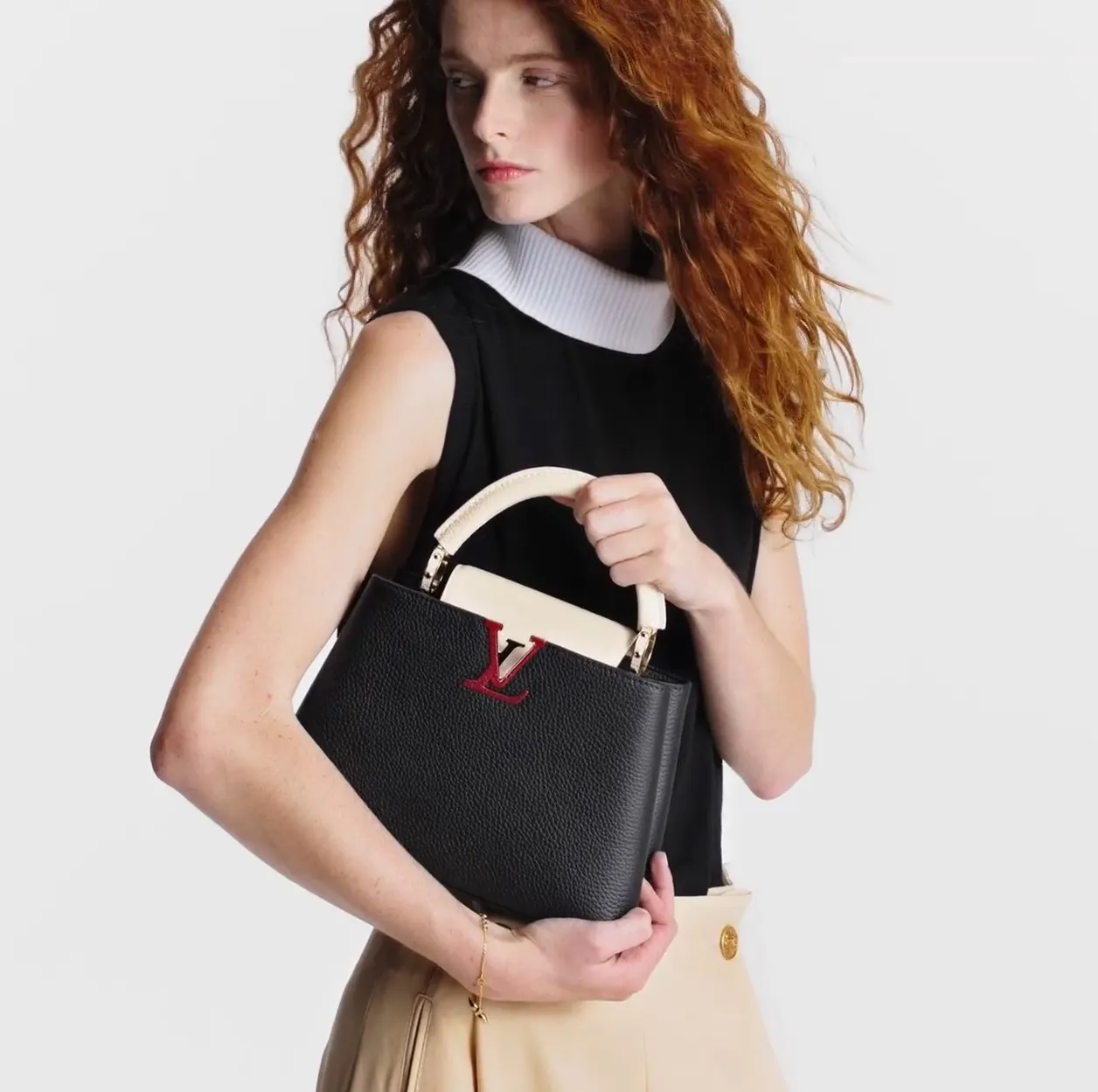 Replica rick owens shoes Bagsaaa M21043 Capucines BB Black