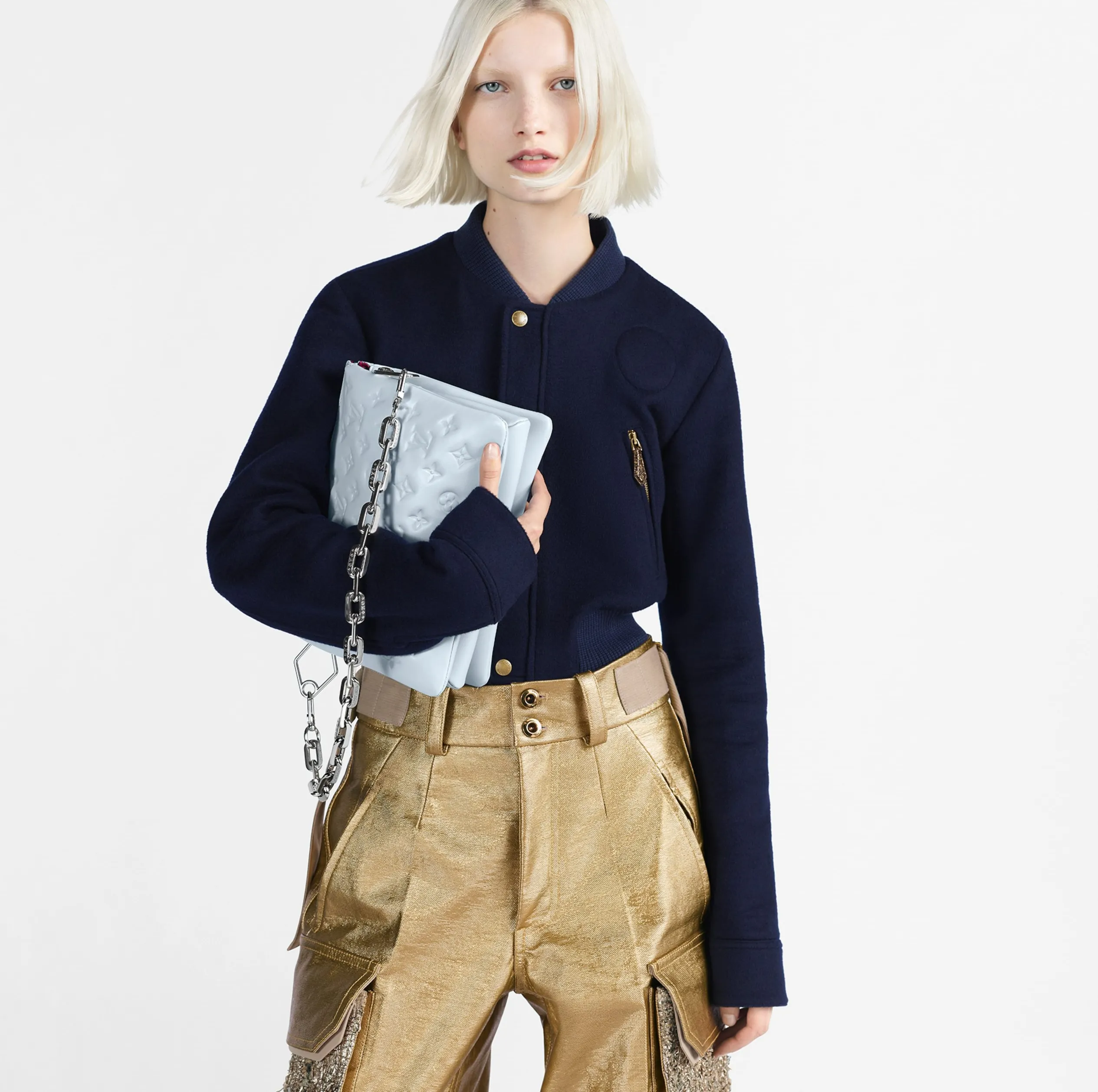 Replica rick owens shoes Bagsaaa M21197 Coussin PM Blue Glacier