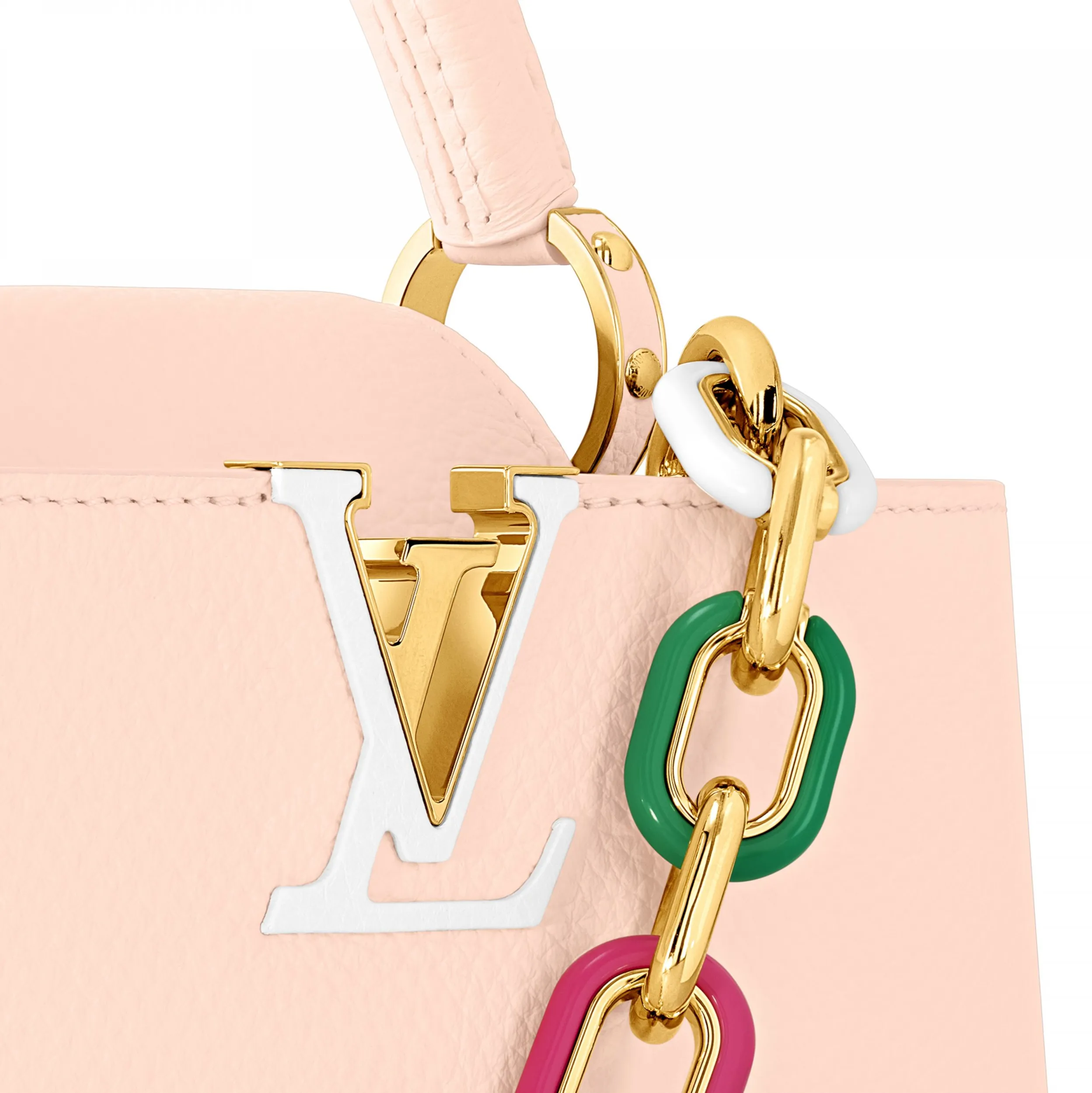 Lauren ralph lauren logo Bagsaaa M21643 Capucines BB Bag Jasmine Pink