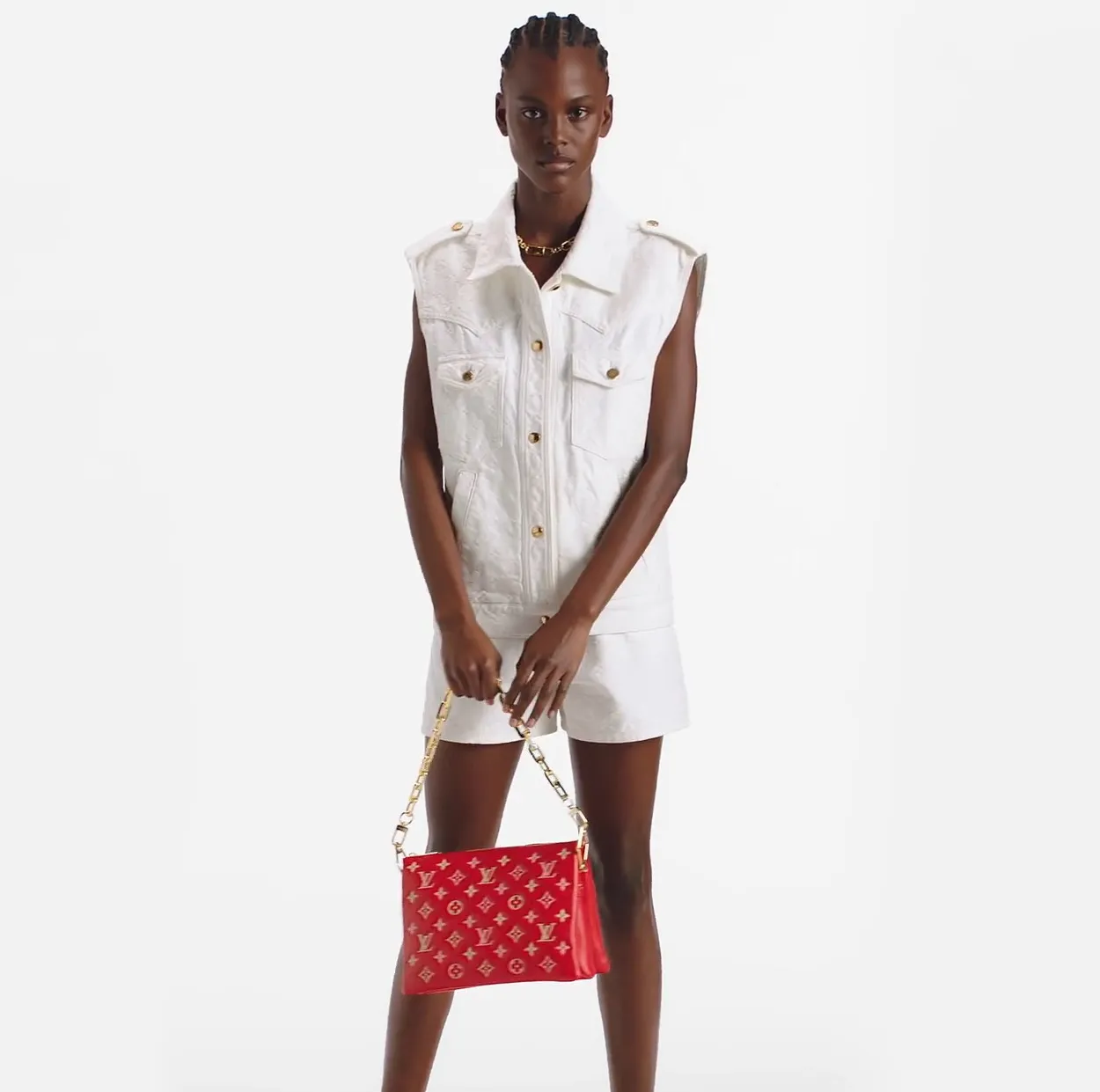Store mens Bagsaaa M22397 Coussin PM Red