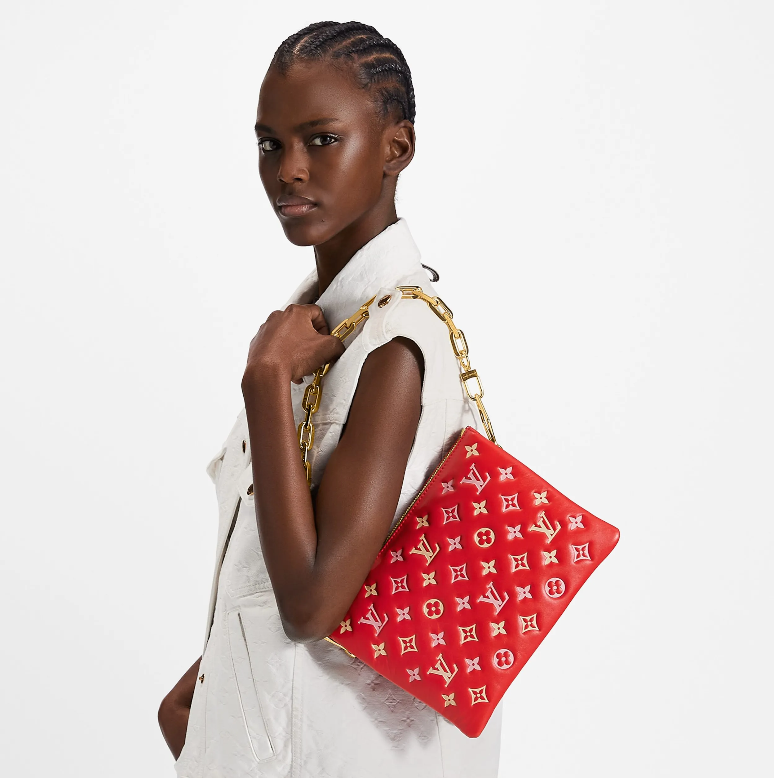 Store mens Bagsaaa M22397 Coussin PM Red