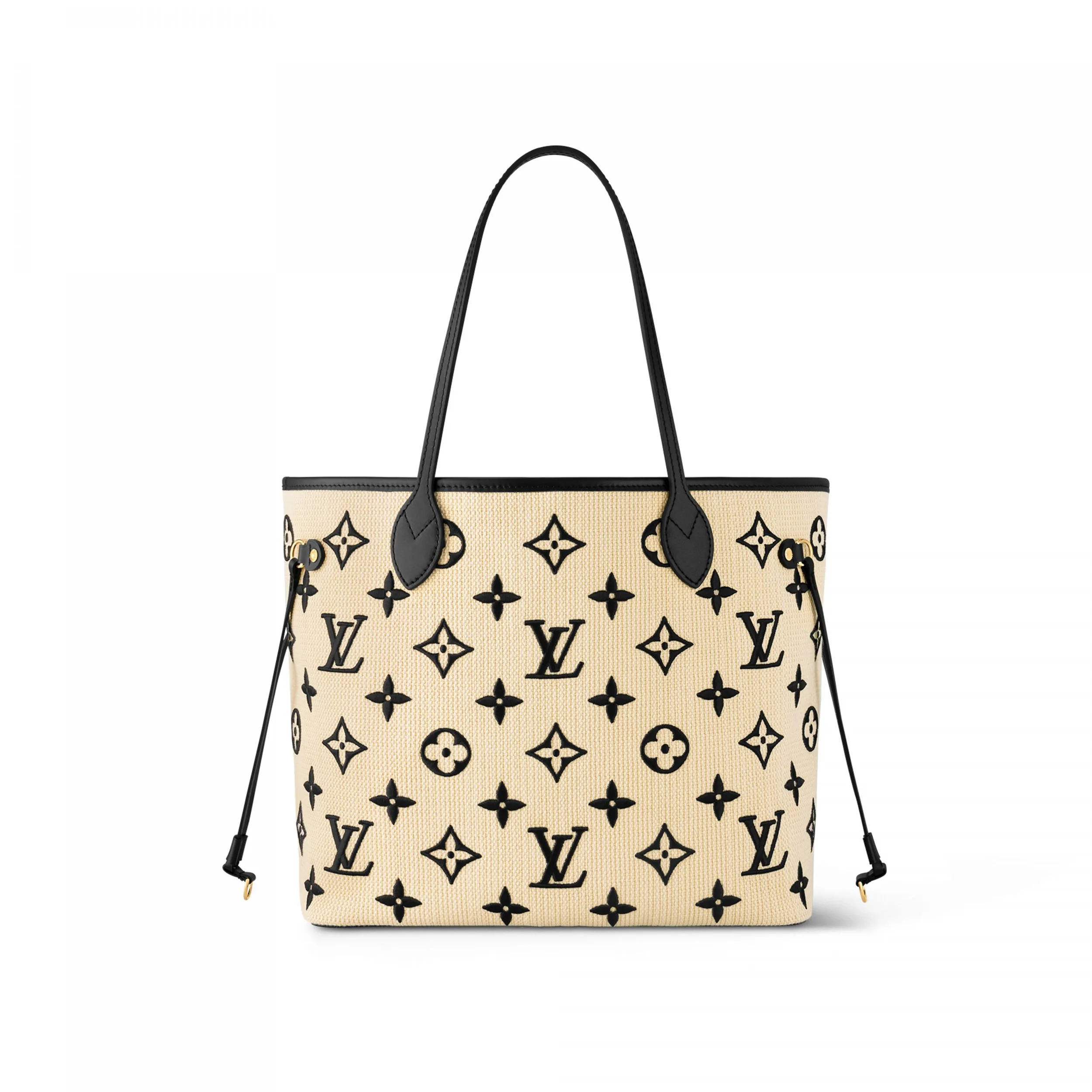 Bagsaaa M22838 Neverfull MM Lotus cotton Black Beige