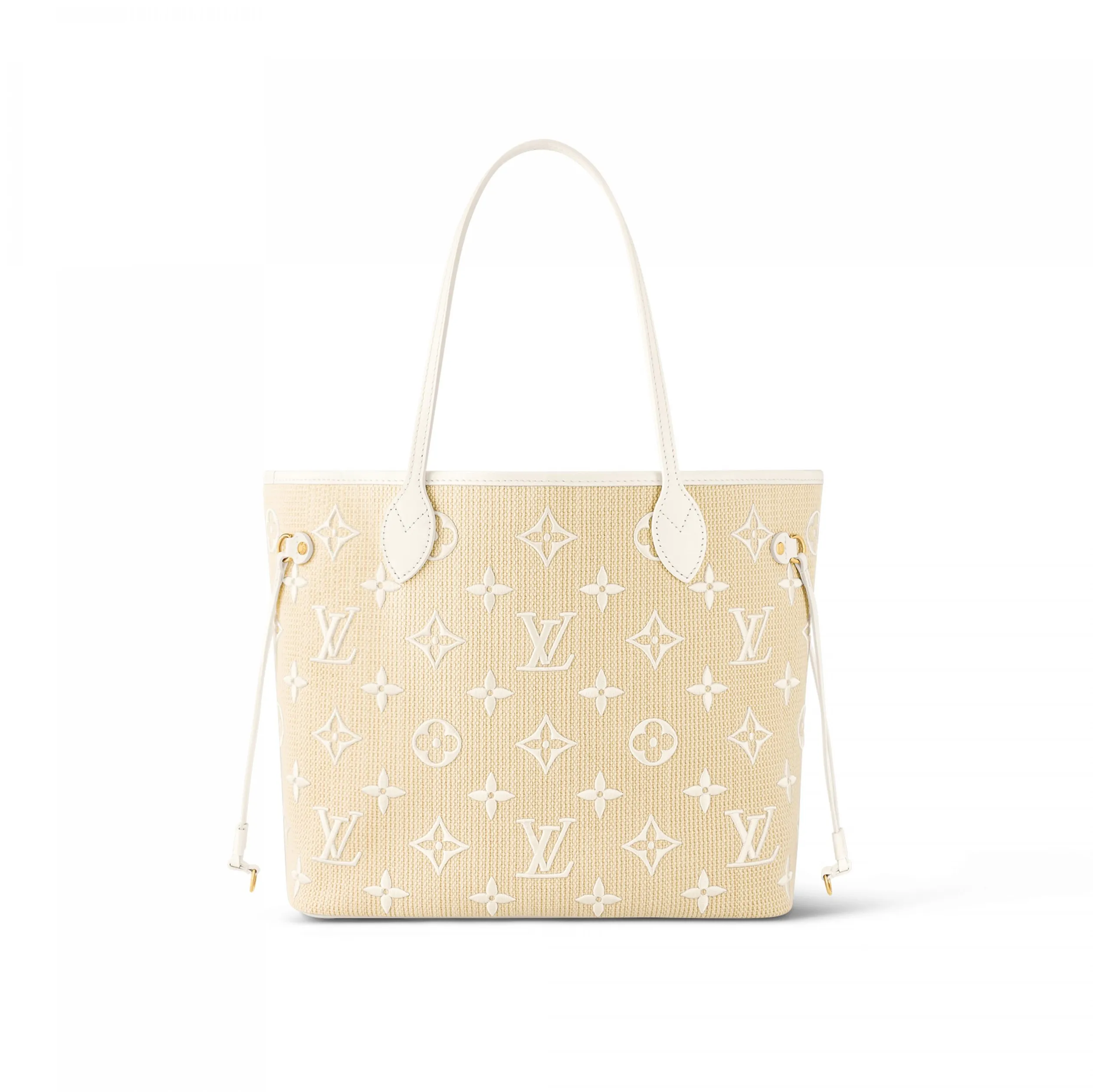 Bagsaaa M22839 Neverfull MM Lotus Cotton White Beige