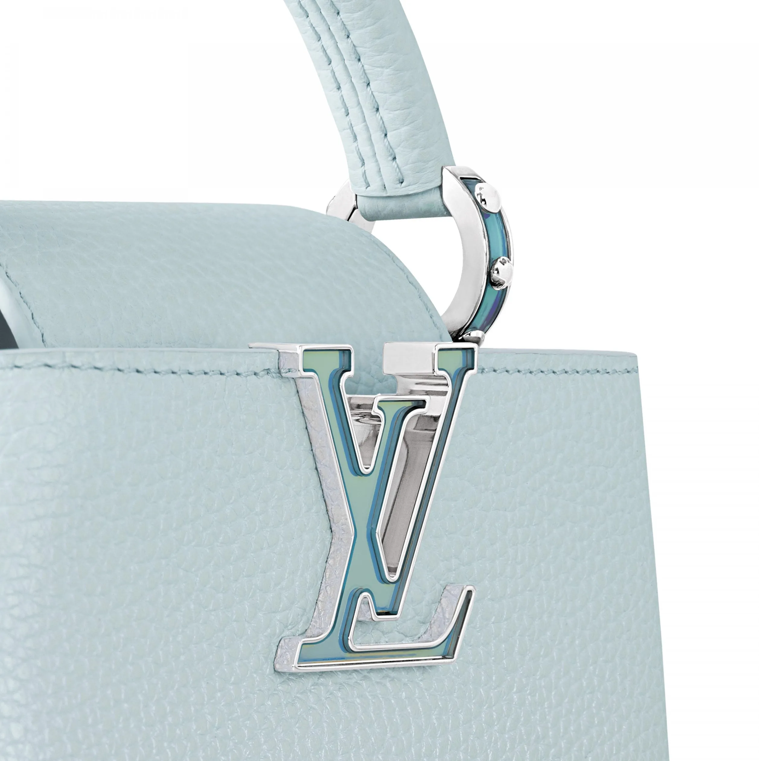 Ralph lauren clothing store Bagsaaa M23289 LV SKI Capucines Mini Blue Glacier