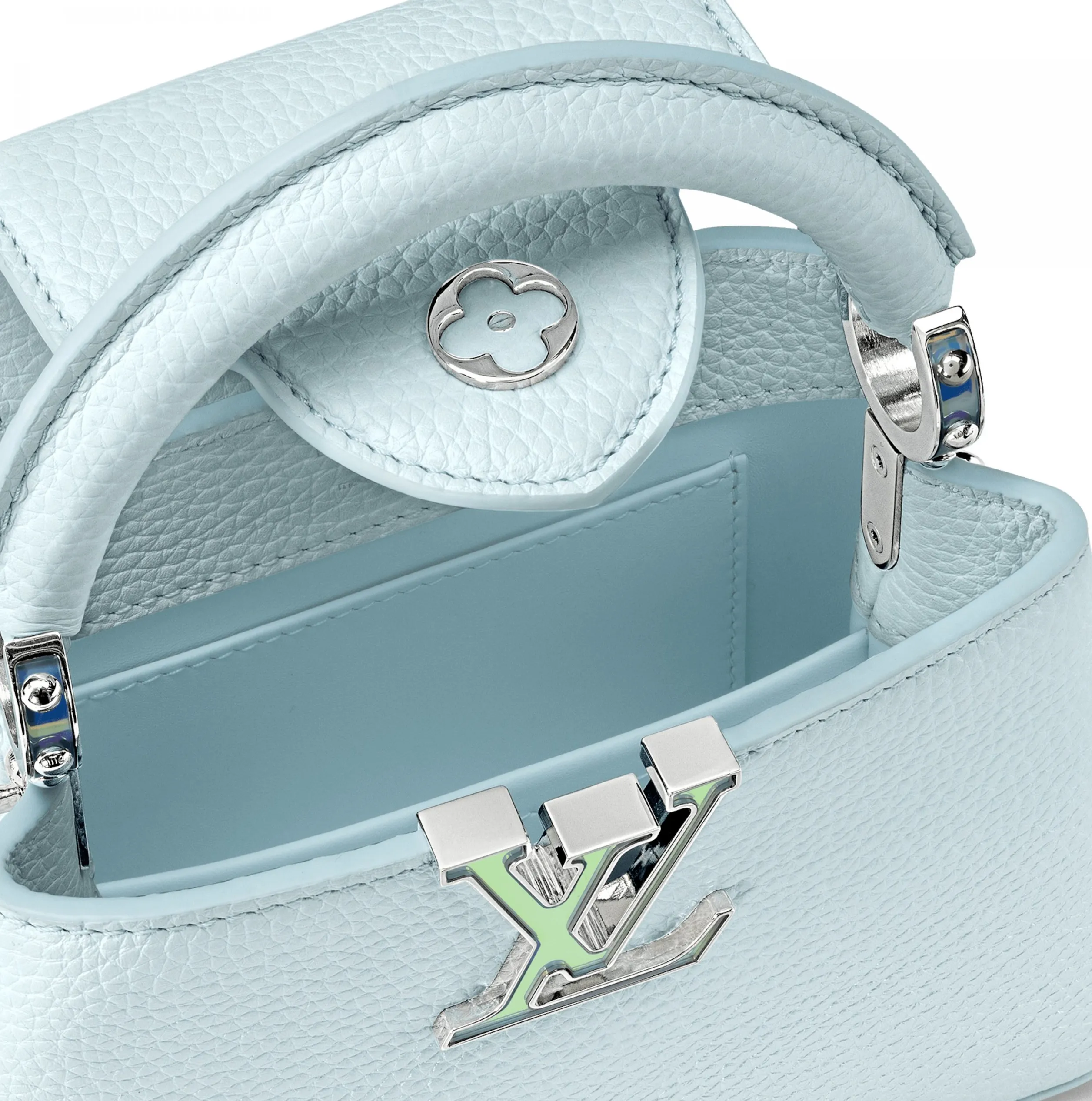 Ralph lauren clothing store Bagsaaa M23289 LV SKI Capucines Mini Blue Glacier