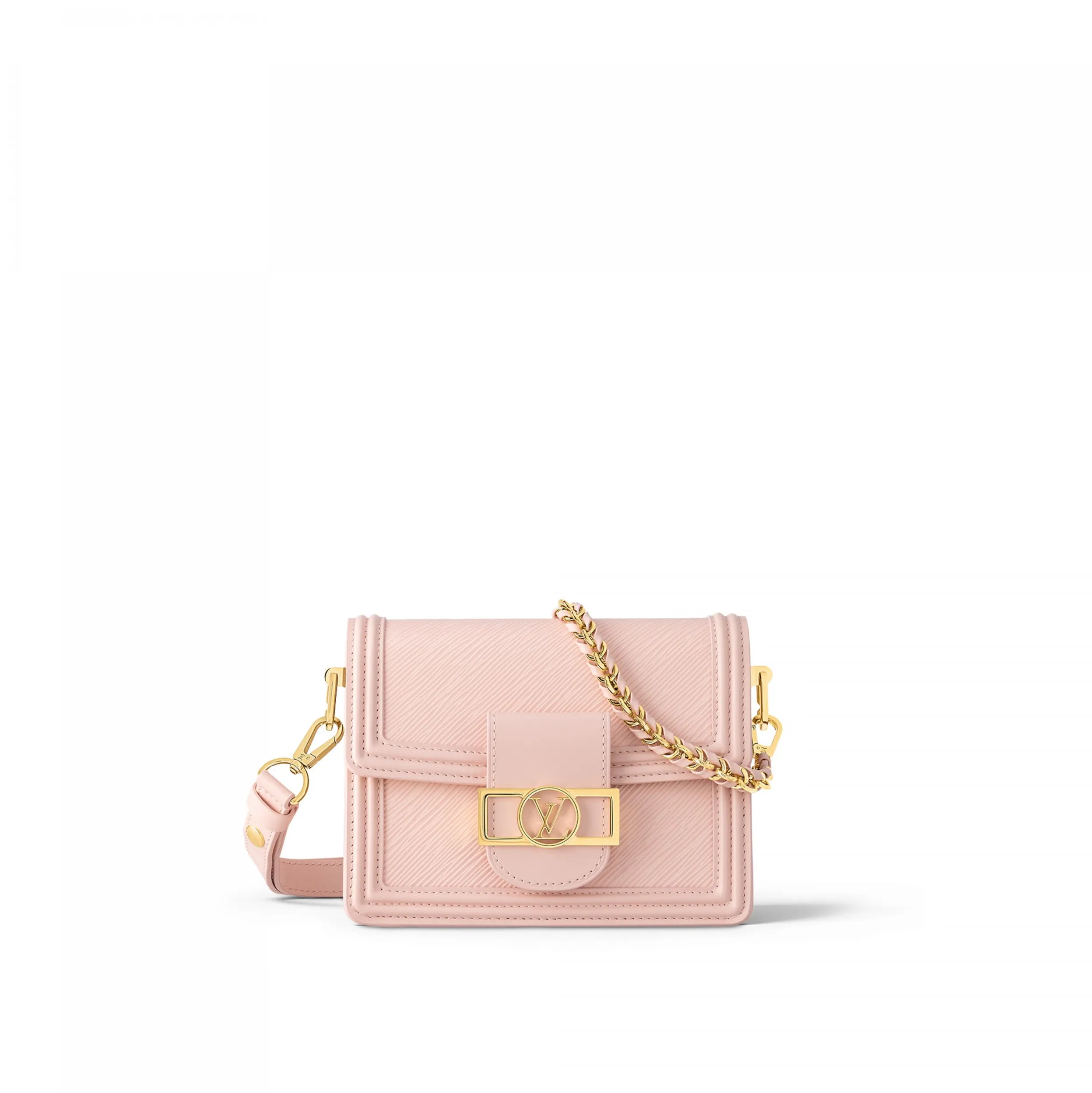 Bagsaaa M23558 Mini Dauphine Rose Epi leather