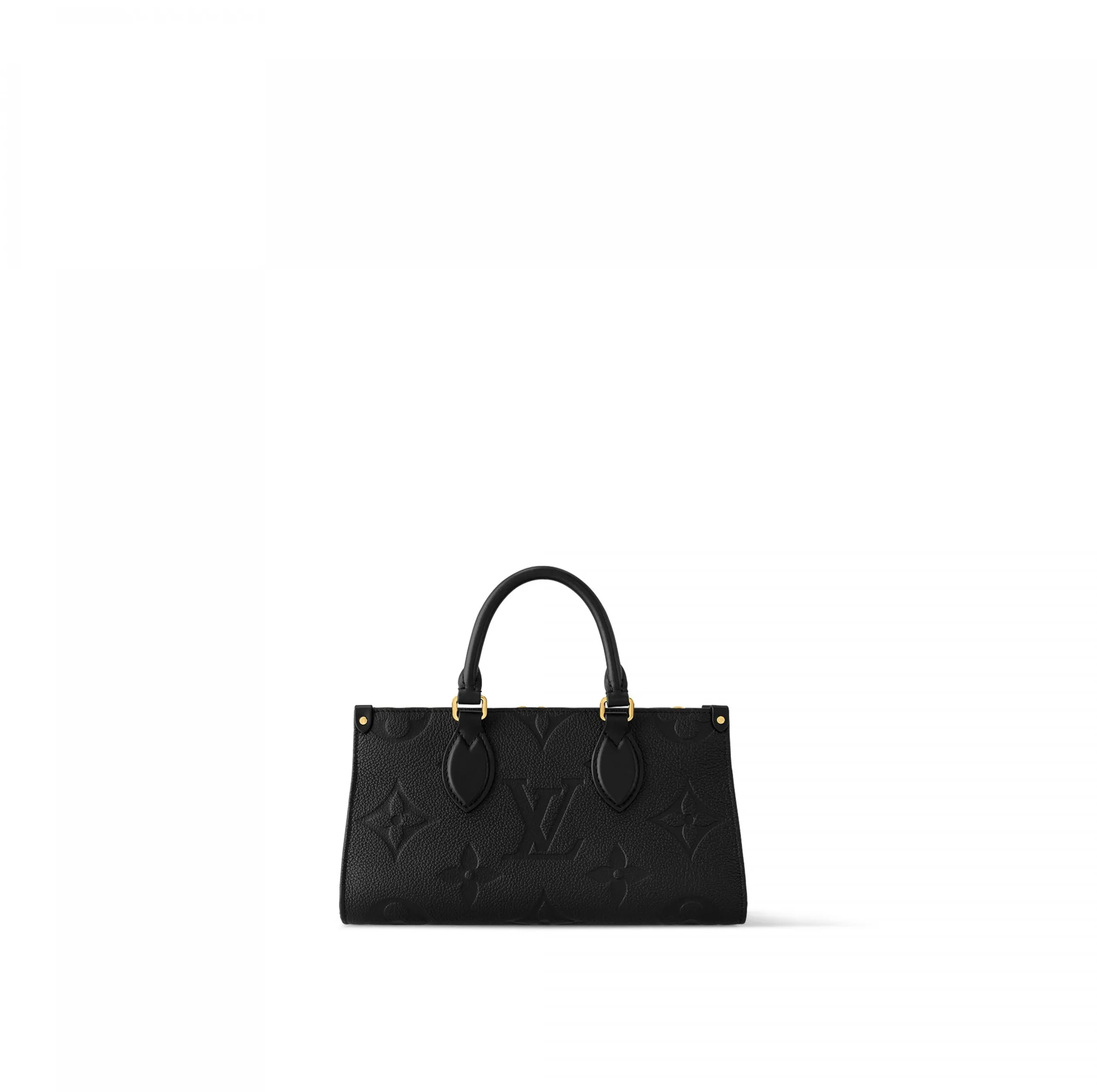 Lv shirt replica Bagsaaa M23640 OnTheGo East West Black Monogram Empreinte Leather