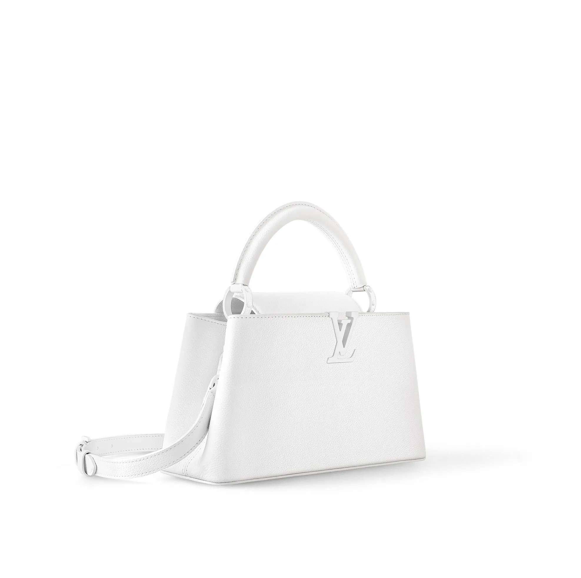 Replica bags Bagsaaa M23948 Capucines East-West MM Optic White