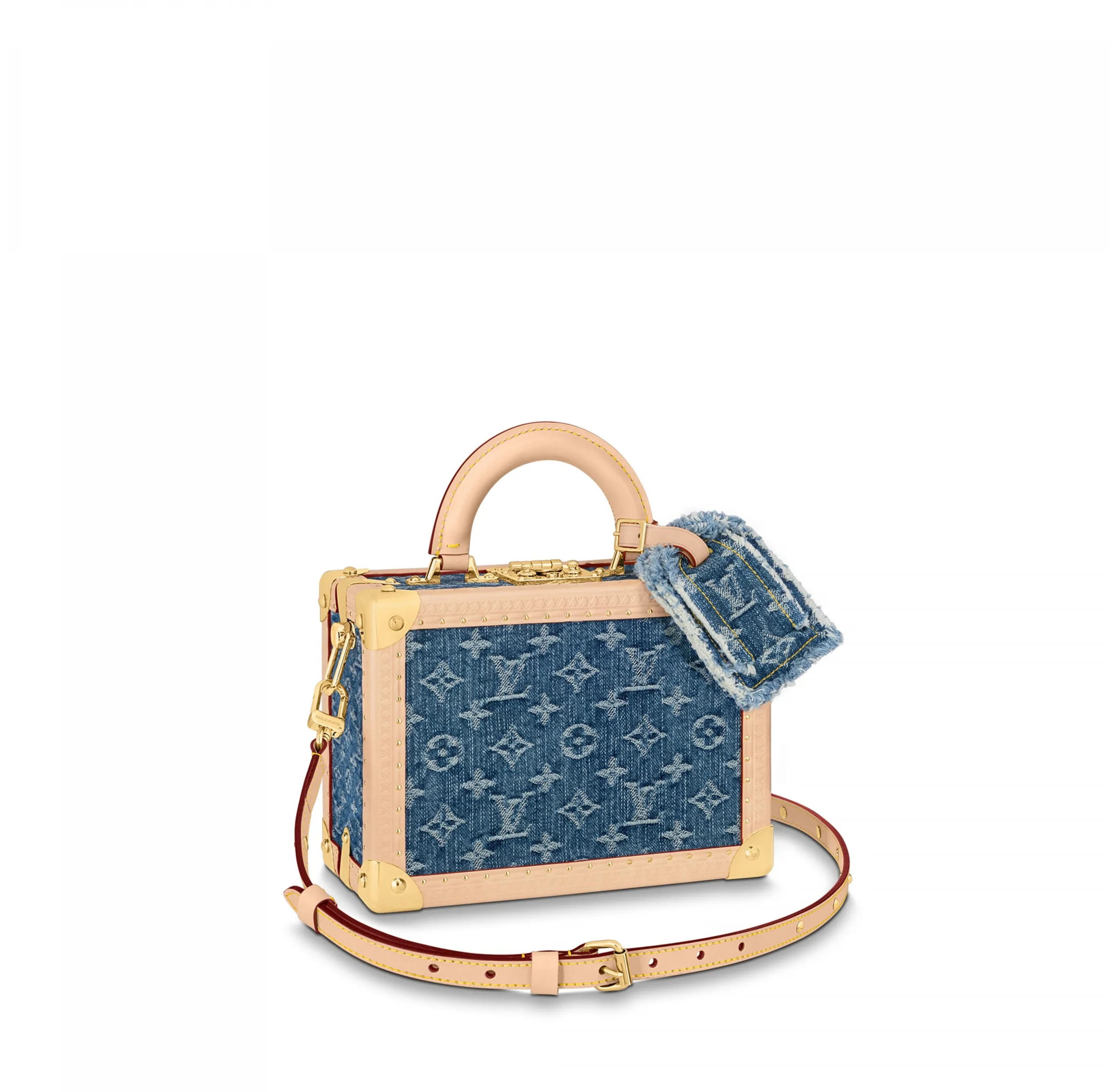 High quality replica bags Bagsaaa M24161 Petite Valise Denim Blue