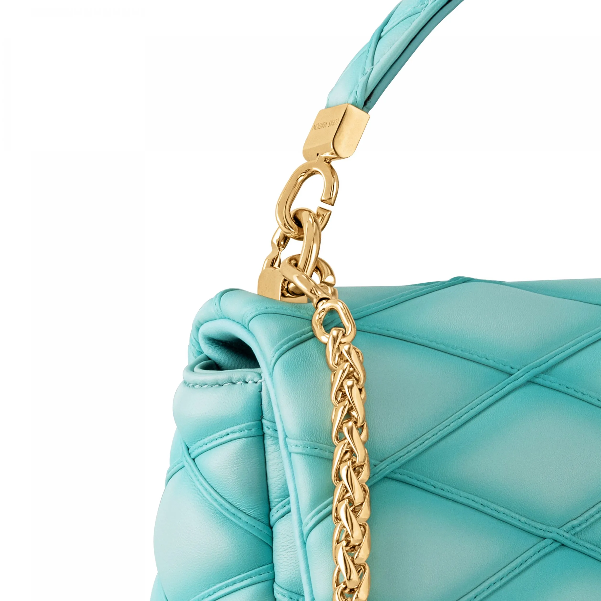 Original chanel store Bagsaaa M24185 GO-14 MM Lagoon Turquoise