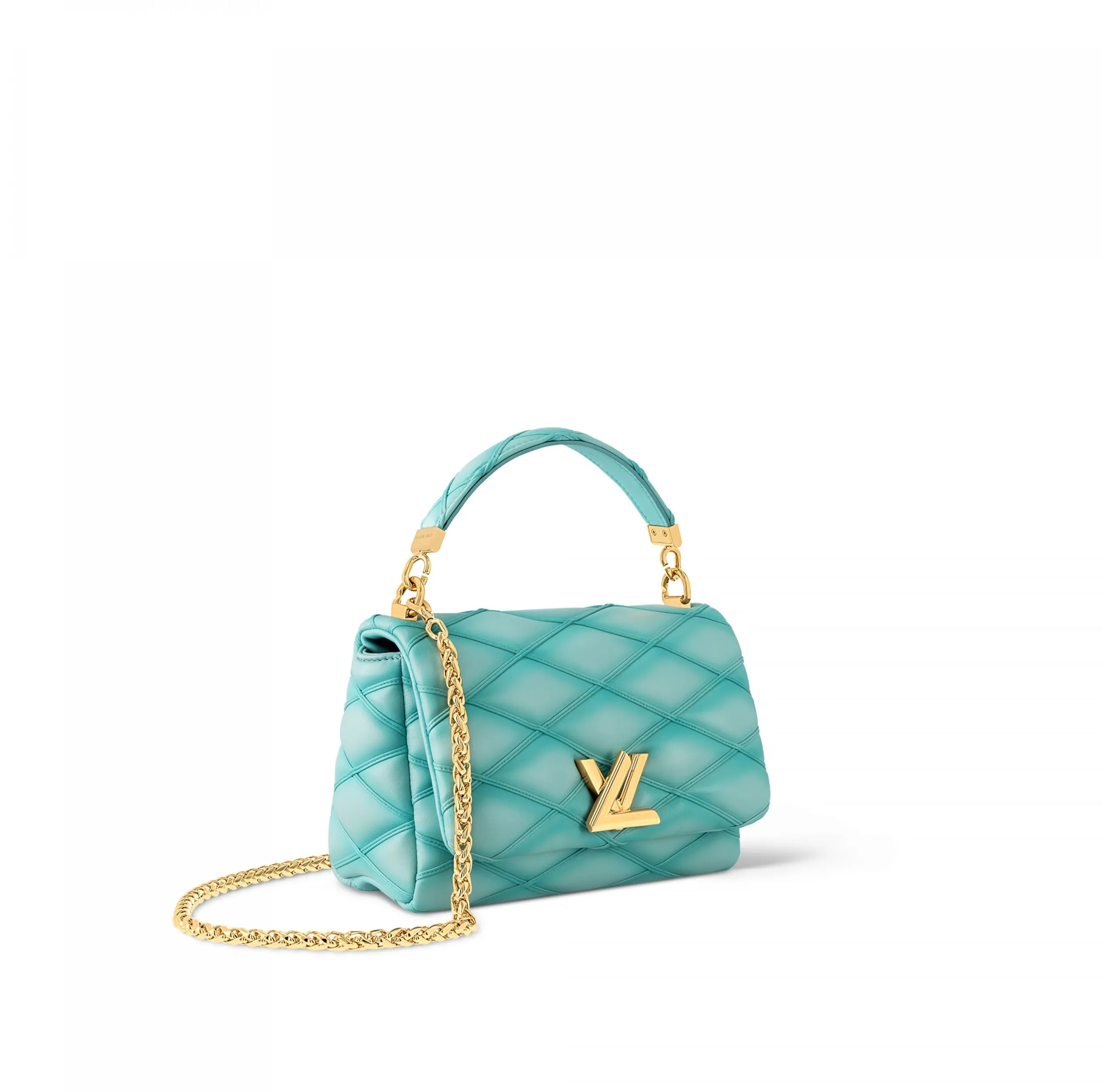 Original chanel store Bagsaaa M24185 GO-14 MM Lagoon Turquoise