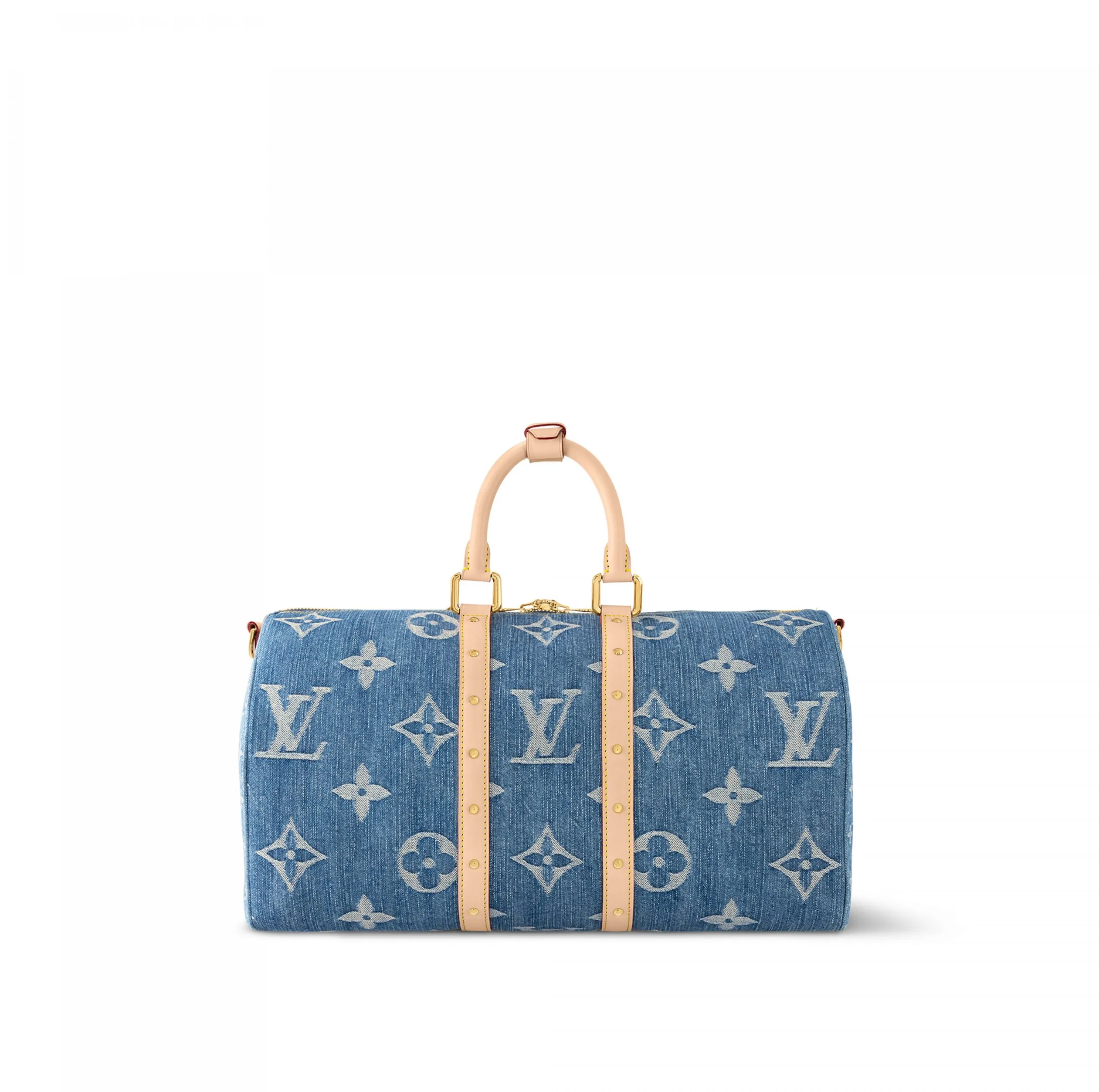 Lv shirt replica Bagsaaa M24315 Keepall Bandoulière 45 Denim Blue