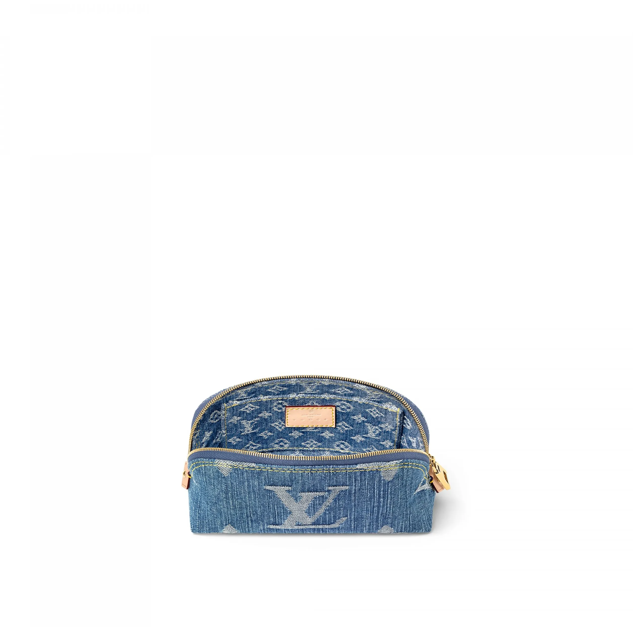 Replica chloe bag Bagsaaa M24316 Pochette Cosmétique PM Denim Blue