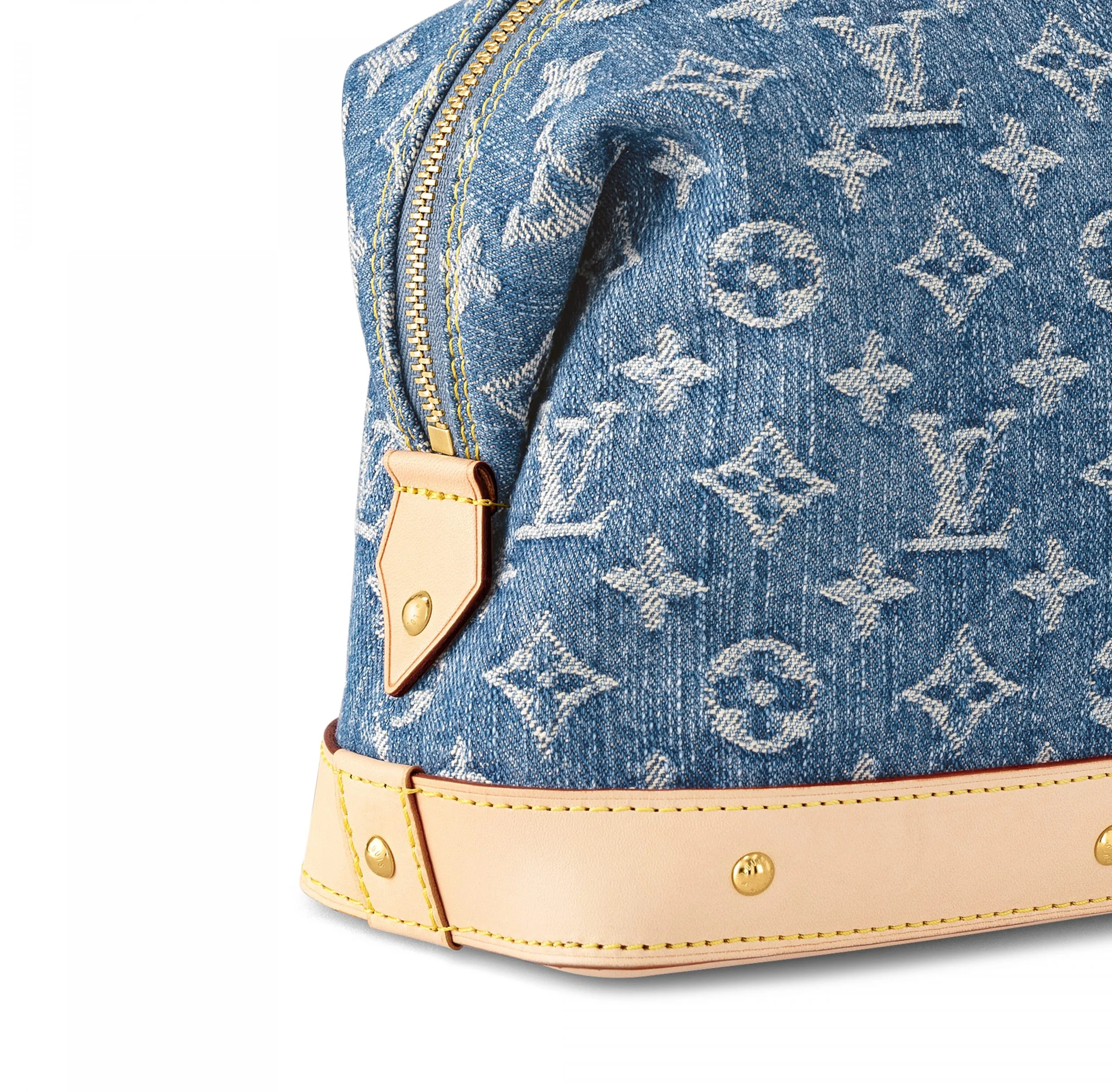 Replica goyard tote Bagsaaa M24317 Pochette Cosmétique GM Denim Blue
