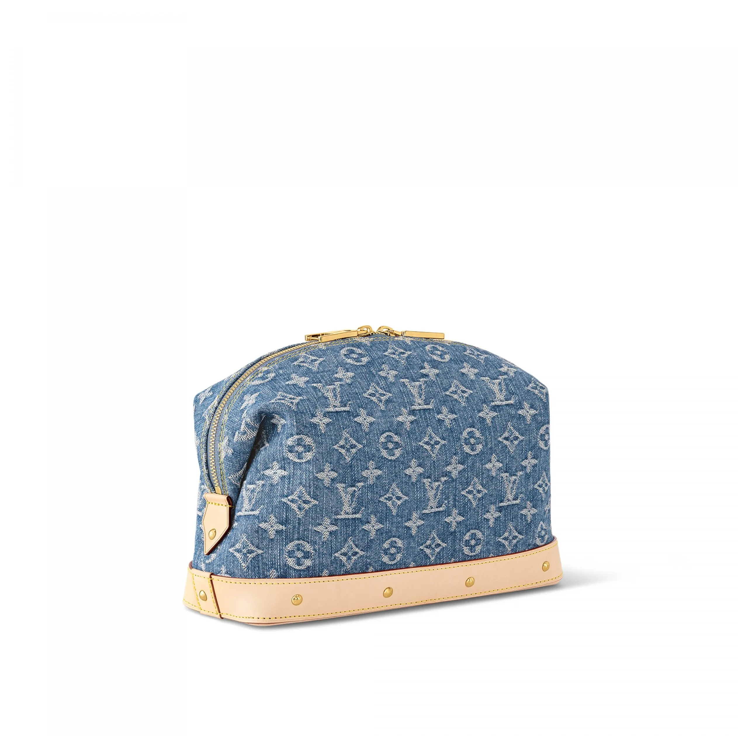 Replica goyard tote Bagsaaa M24317 Pochette Cosmétique GM Denim Blue