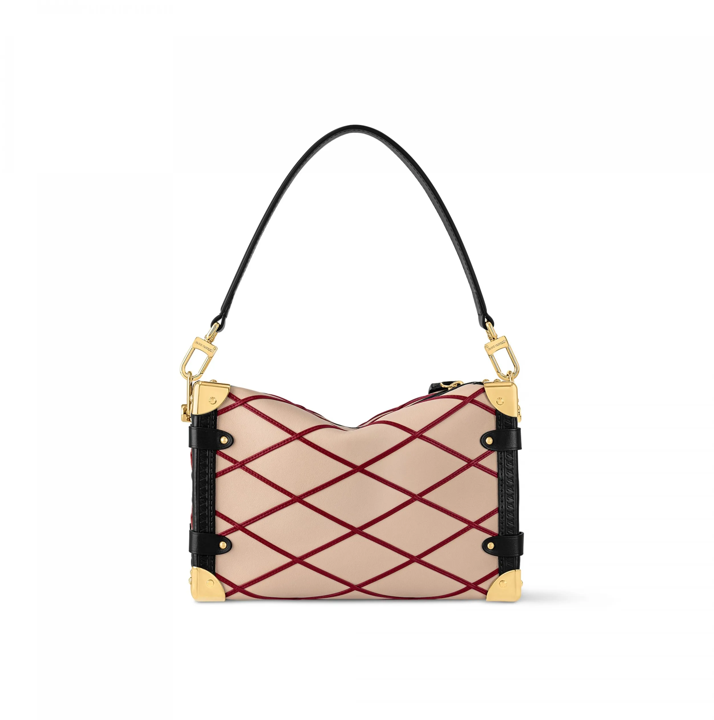 Replica shoes Bagsaaa M24403 Side Trunk MM Malletage Beige Red