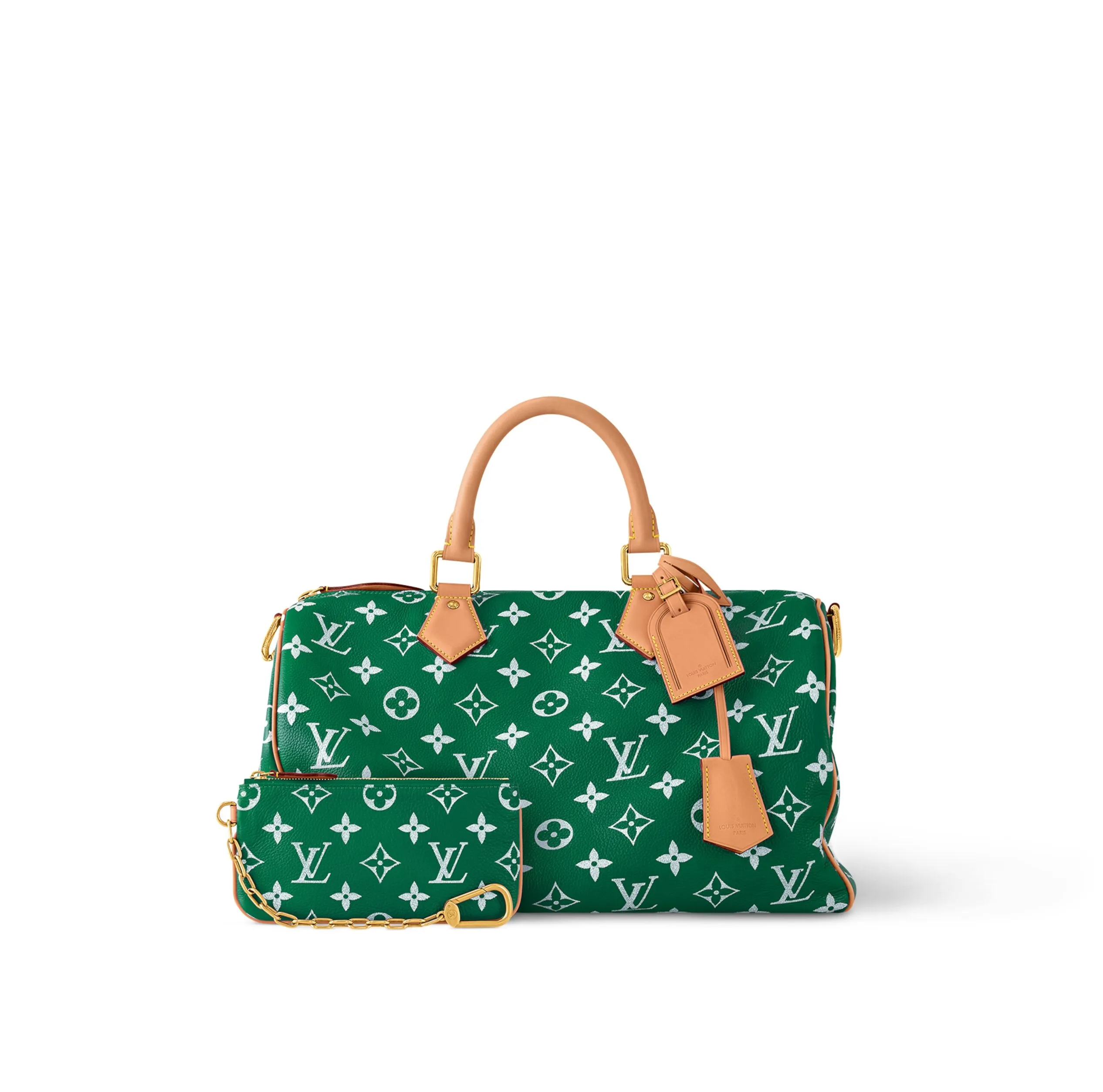 Replica shoes Bagsaaa M24417 Speedy P9 Bandoulière 40 Green