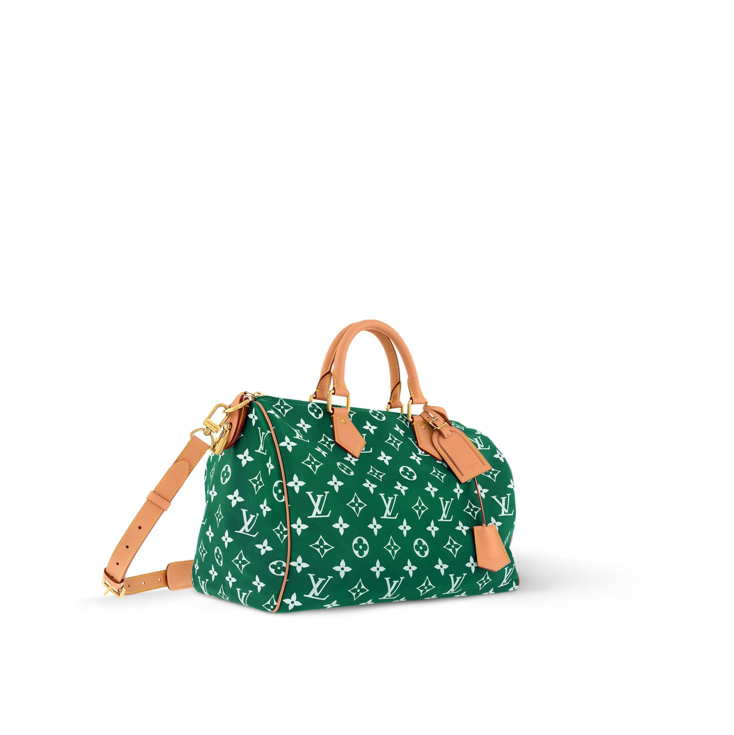 Replica shoes Bagsaaa M24417 Speedy P9 Bandoulière 40 Green