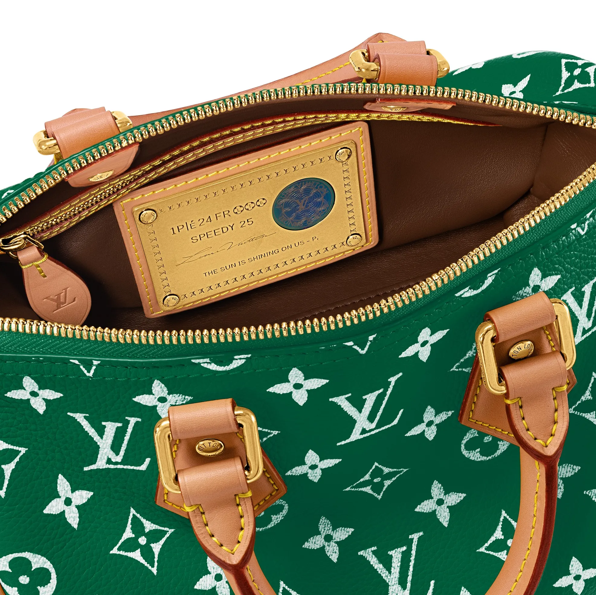 High quality replica bags Bagsaaa M24423 Speedy P9 Bandoulière 25 Green