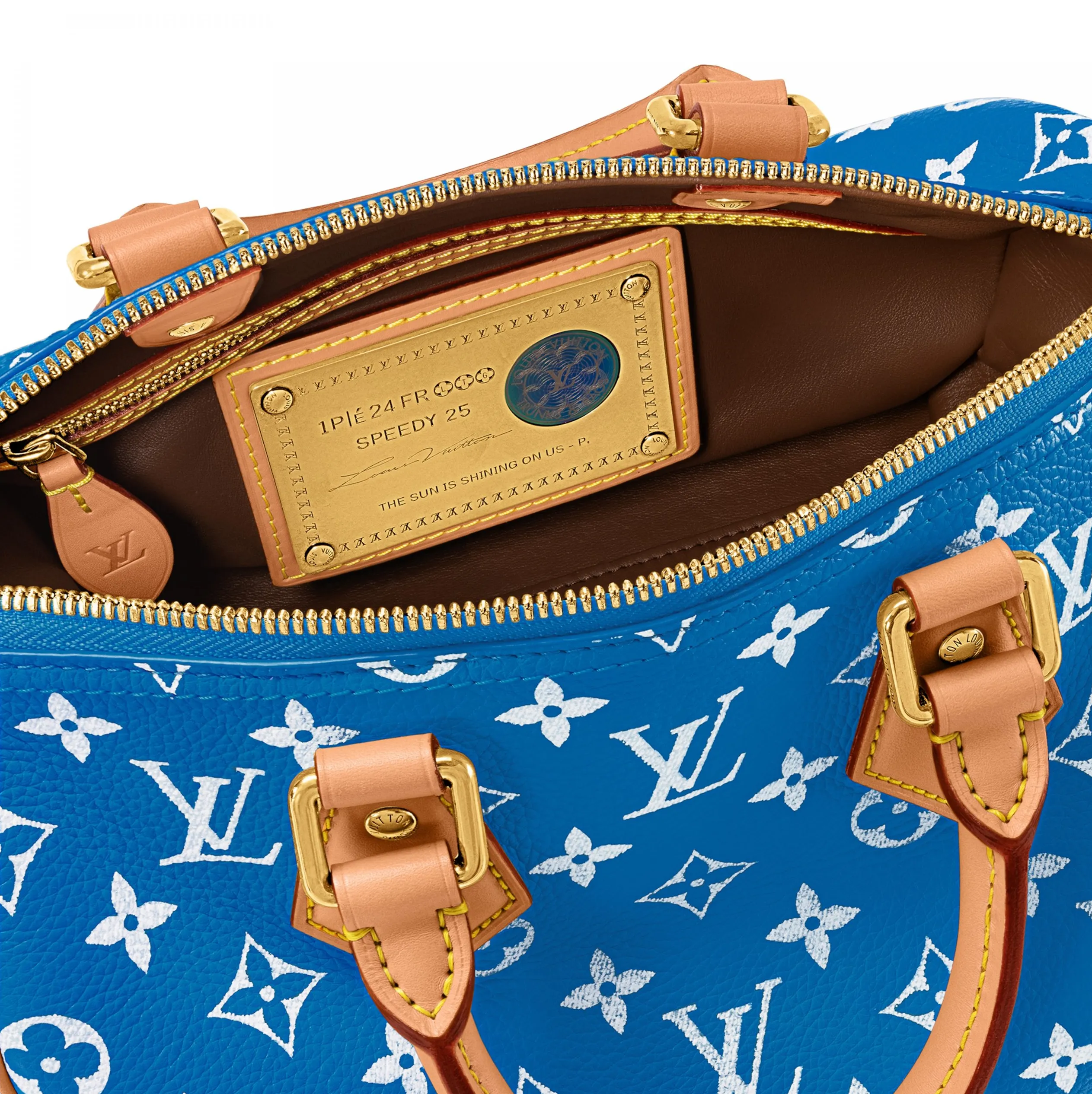 Store shopping Bagsaaa M24424 Speedy P9 Bandoulière 25 Blue