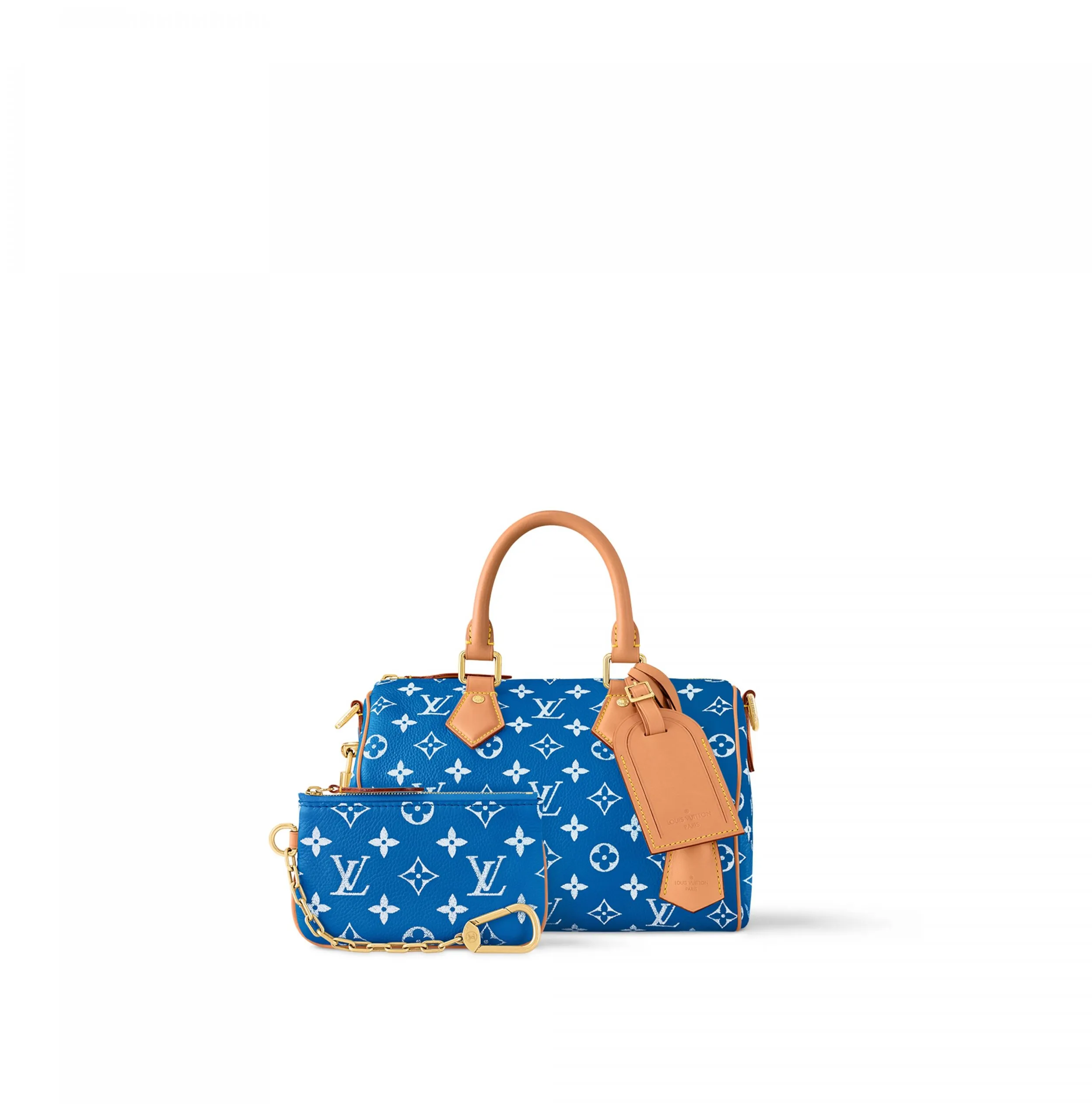 Store shopping Bagsaaa M24424 Speedy P9 Bandoulière 25 Blue