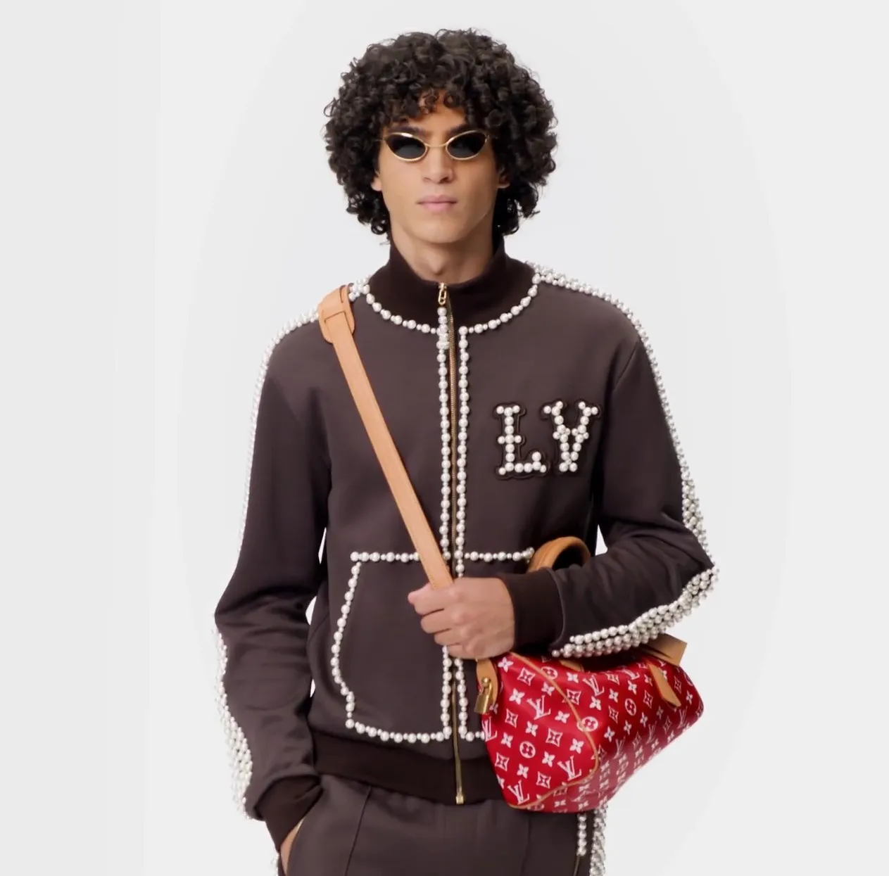 Iv belts replica Bagsaaa M24425 Speedy P9 Bandoulière 25 Red