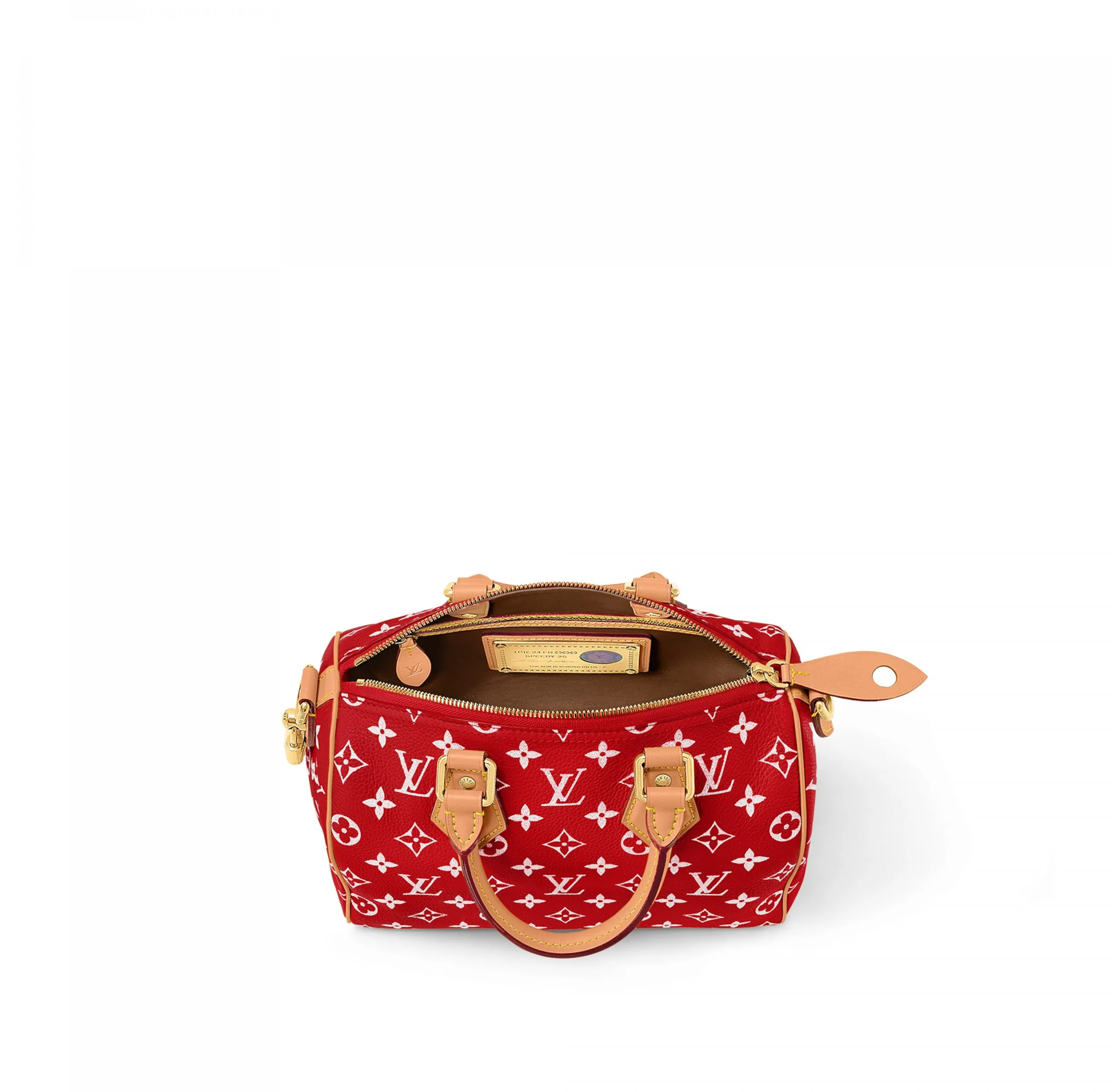 Iv belts replica Bagsaaa M24425 Speedy P9 Bandoulière 25 Red
