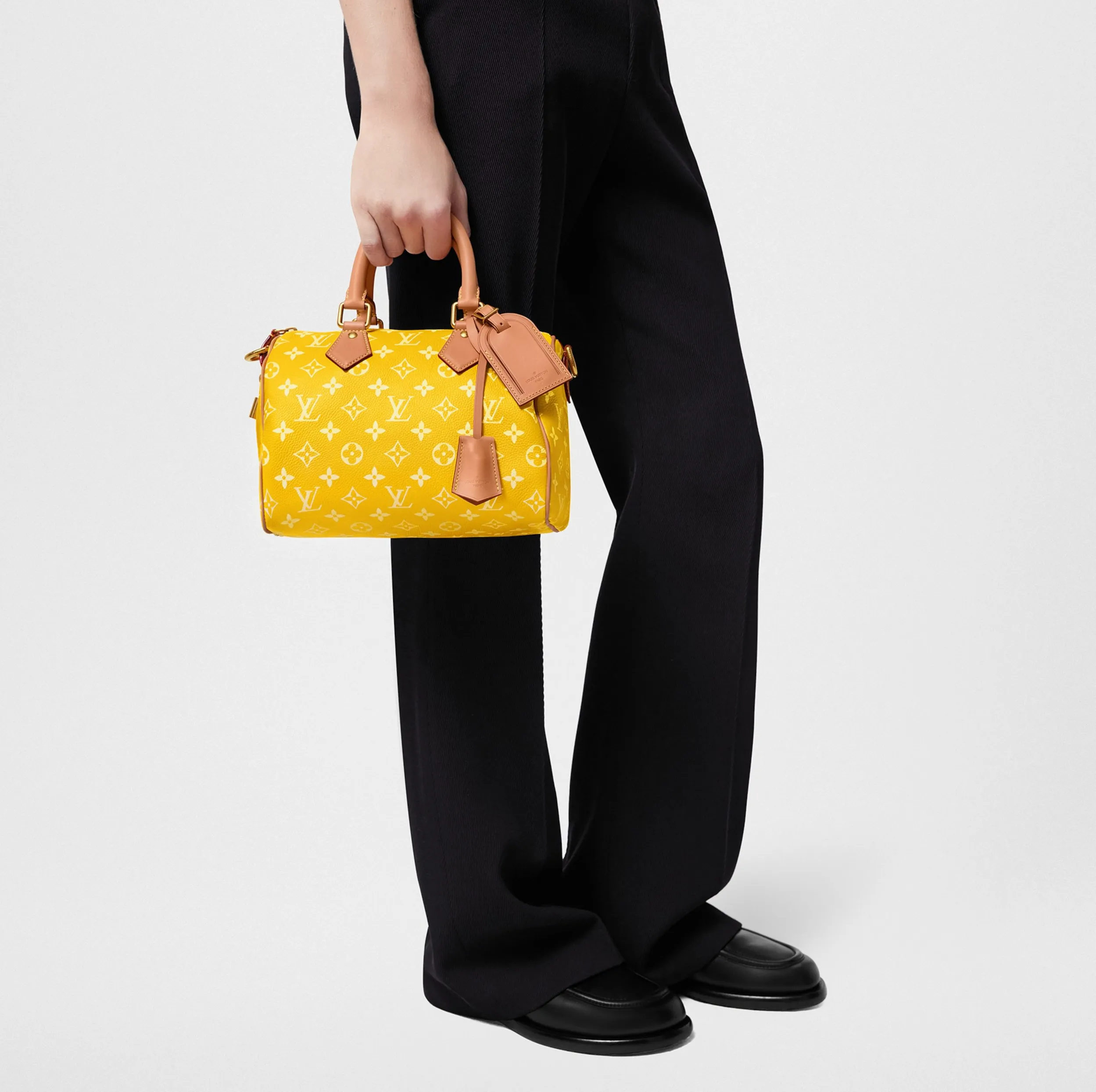 Replica bags lv Bagsaaa M24426 Speedy P9 Bandoulière 25 Yellow