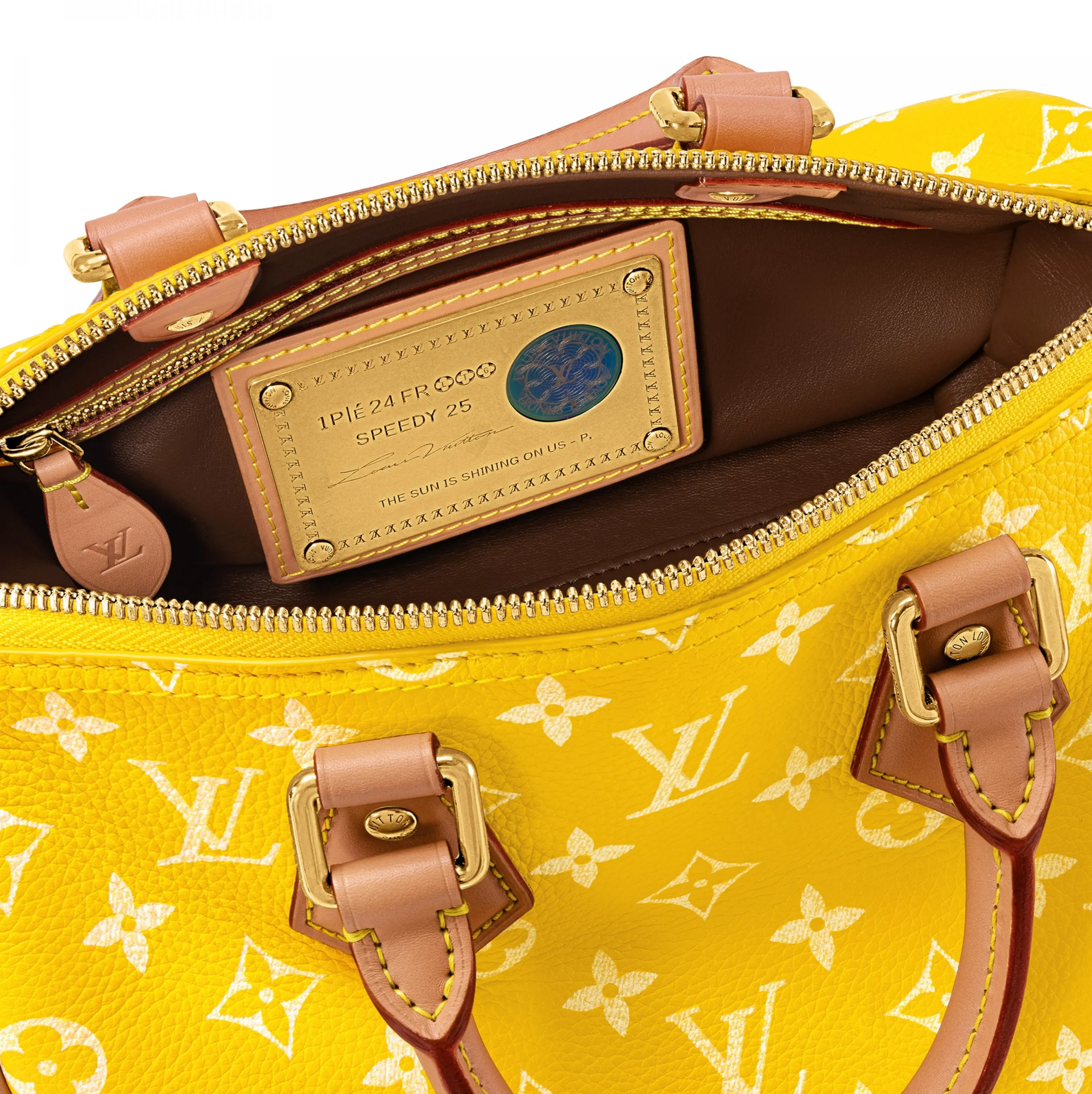 Replica bags lv Bagsaaa M24426 Speedy P9 Bandoulière 25 Yellow
