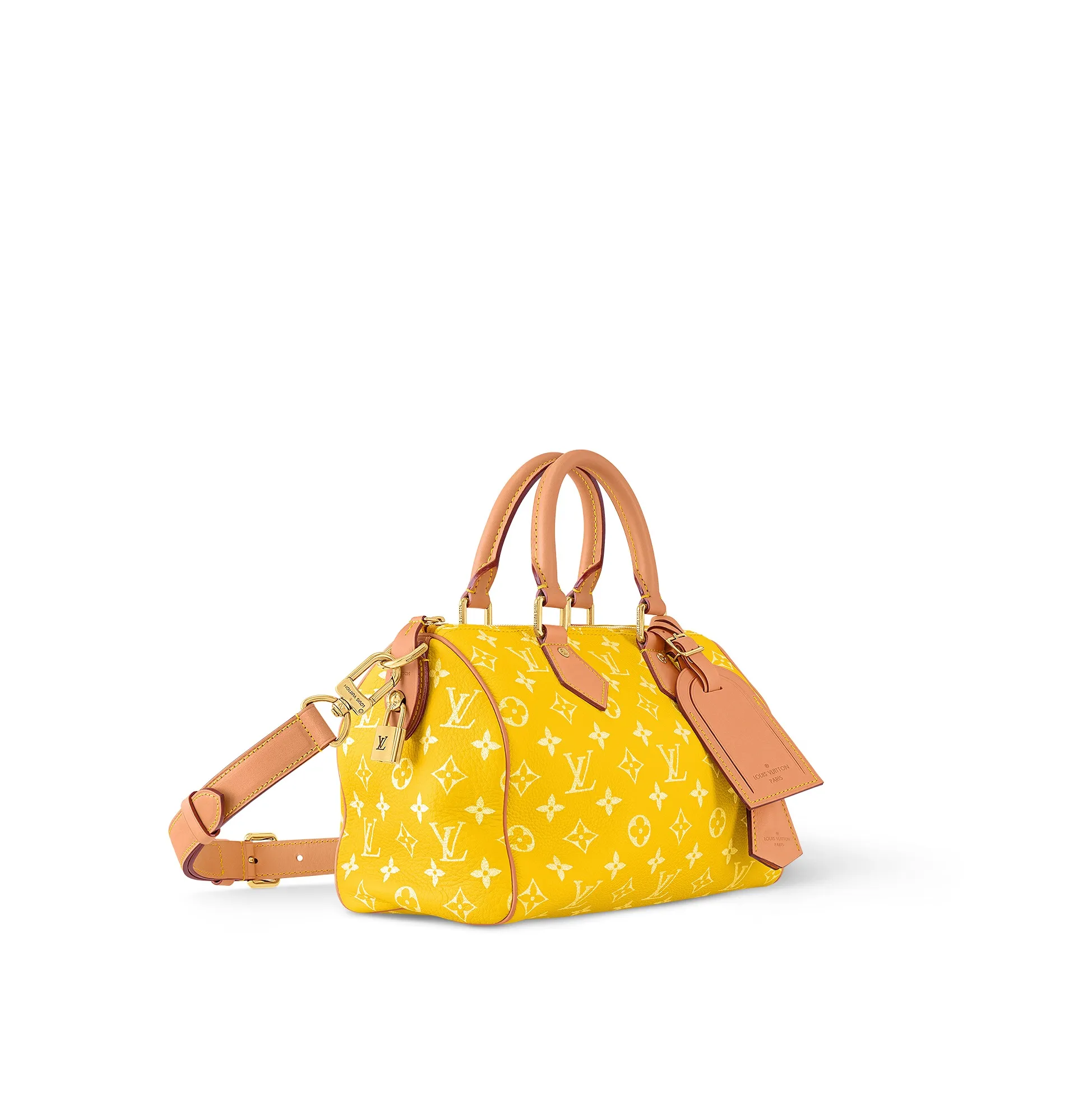 Replica bags lv Bagsaaa M24426 Speedy P9 Bandoulière 25 Yellow