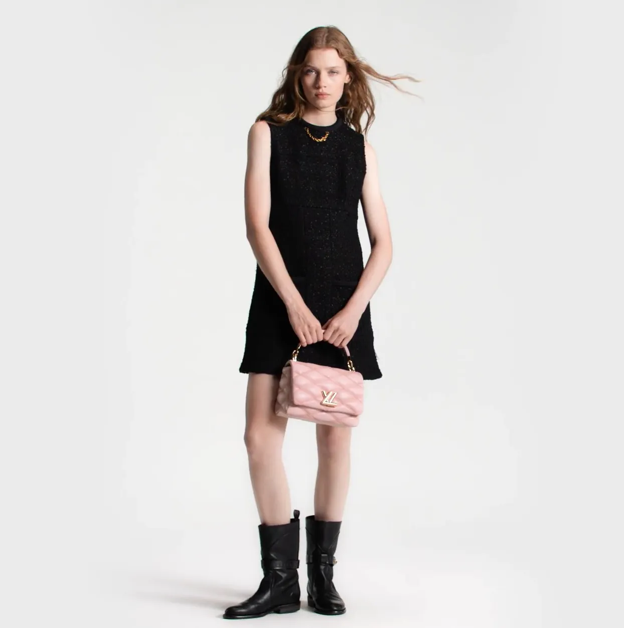 Mcqueen menswear Bagsaaa M24465 GO-14 MM Rosabella Pink