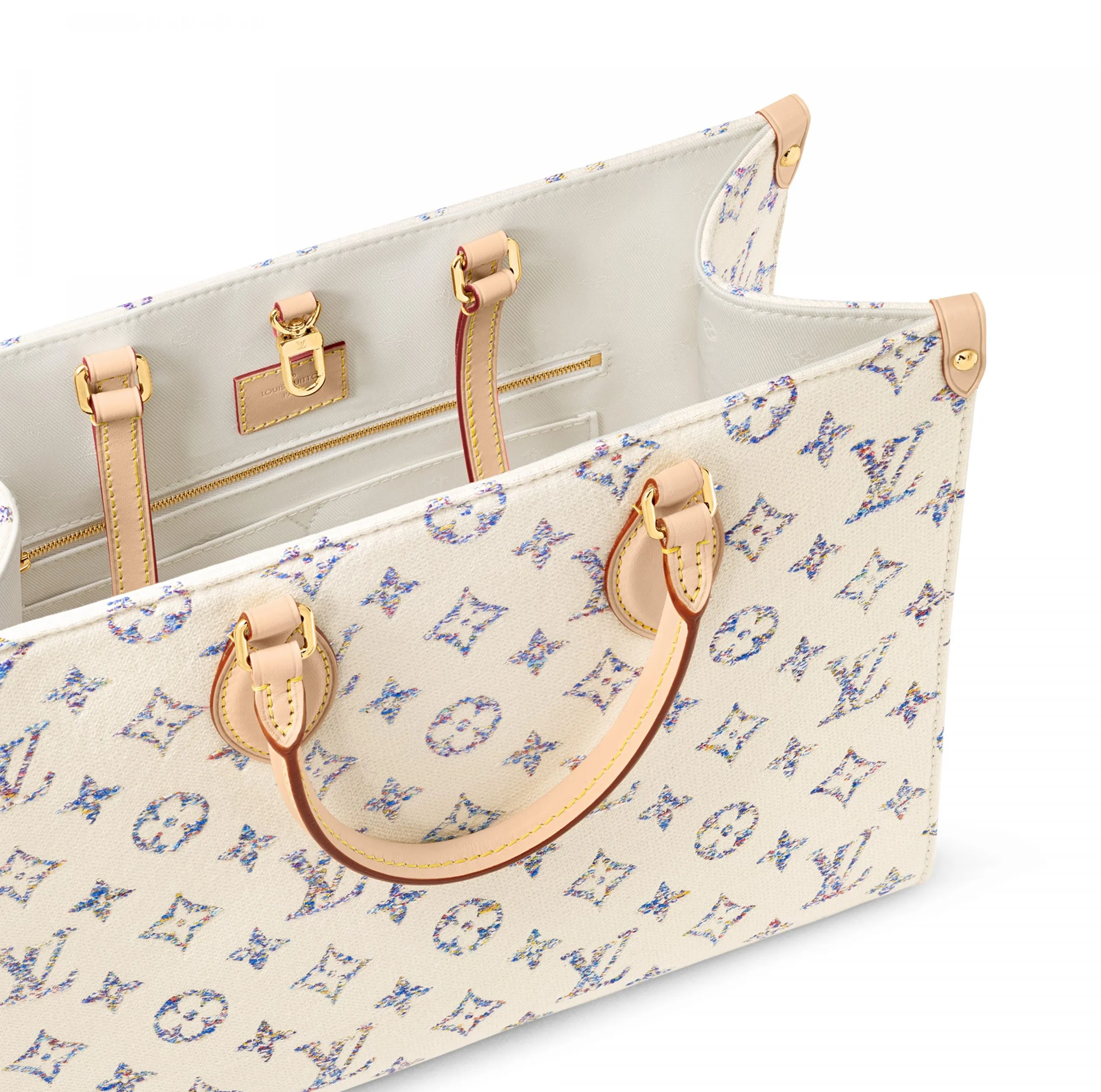Jimmy choo shoes store Bagsaaa M24708 OnTheGo MM Multicolor Beige