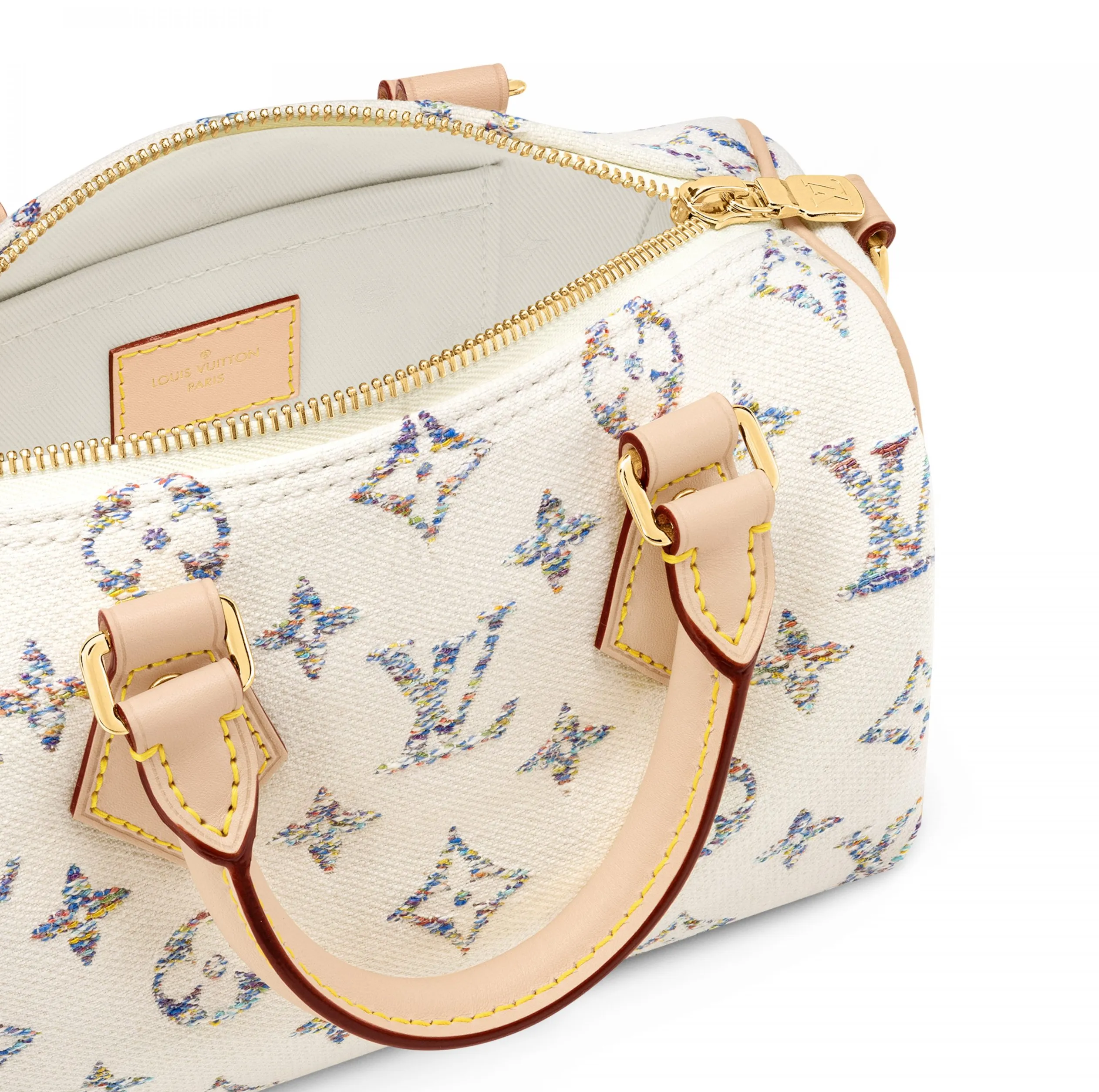 Shop shoulder bags Bagsaaa M24709 Speedy Bandoulière 20 Multicolor Beige